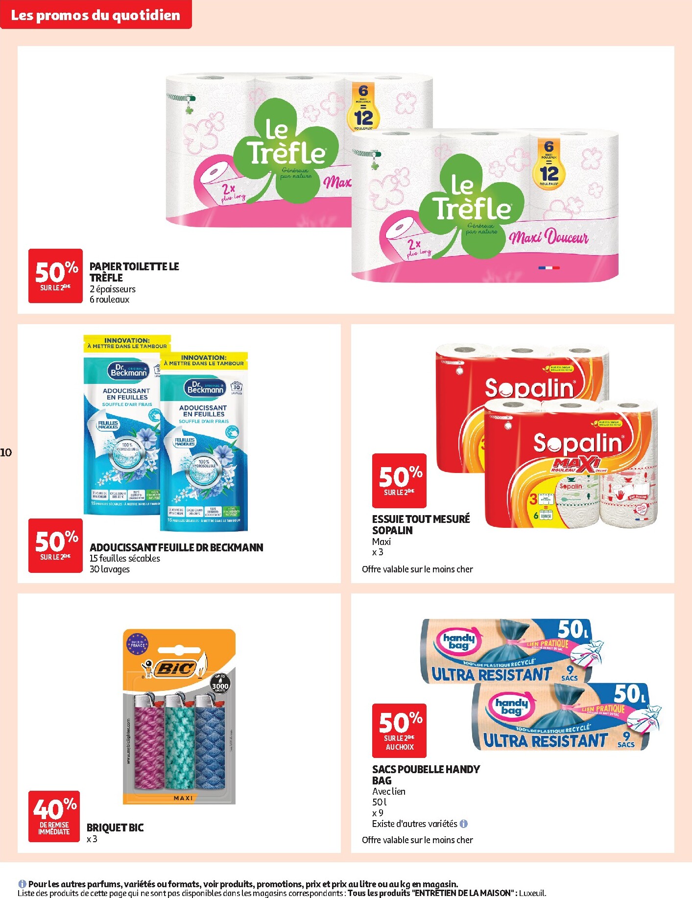 auchan - Flyer Auchan - Les promos du moment - Hypermarché pour la semaine prochaine du du mardi 15/09/2026 au du dimanche 27/09/2026 - page: 10