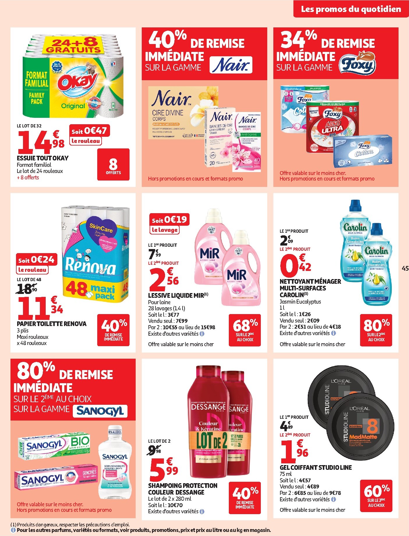 auchan - Current Auchan leaflet valid from du mardi 15/09/2026 to du dimanche 27/09/2026 - page: 45