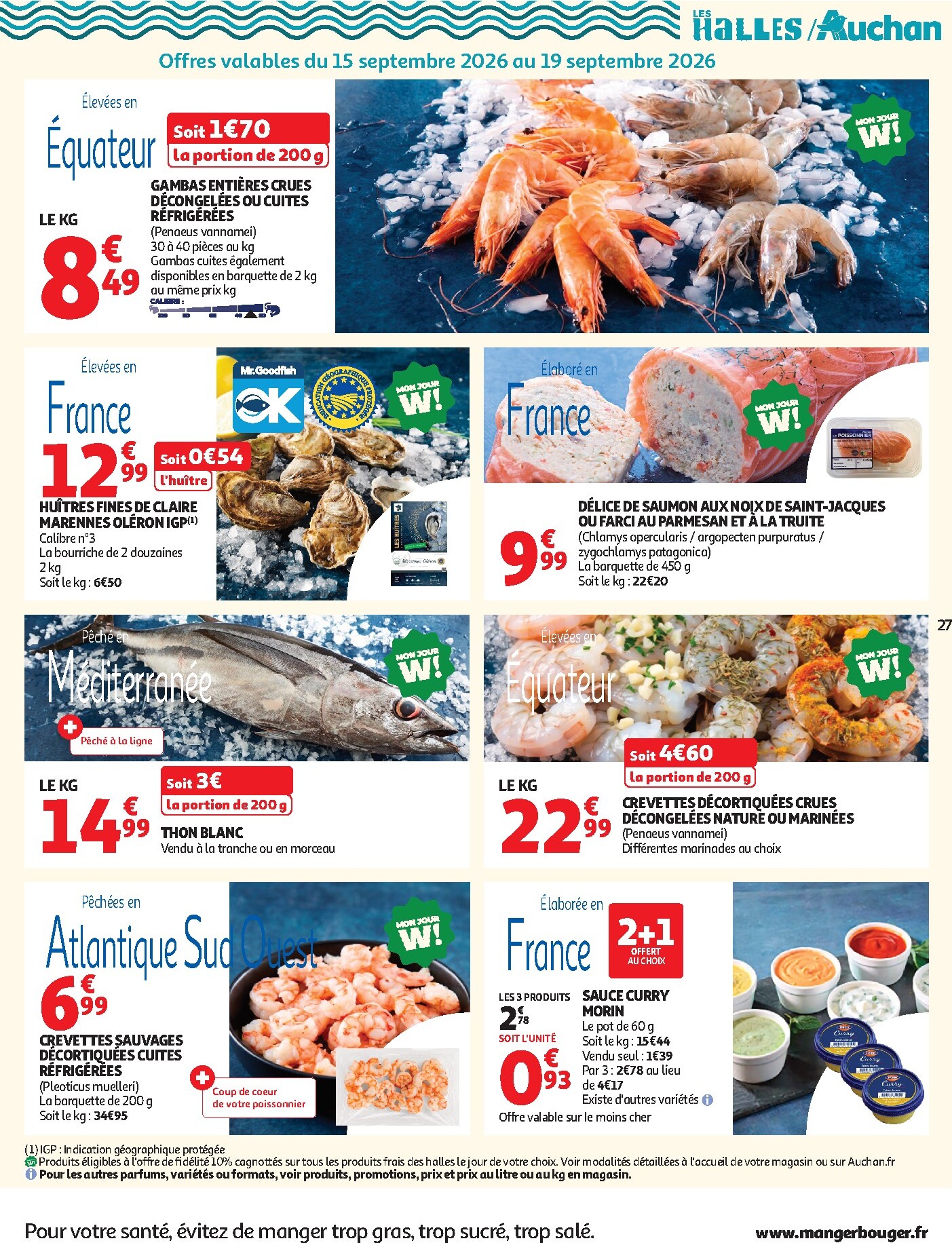 auchan - Current Auchan leaflet valid from du mardi 15/09/2026 to du dimanche 27/09/2026 - page: 27