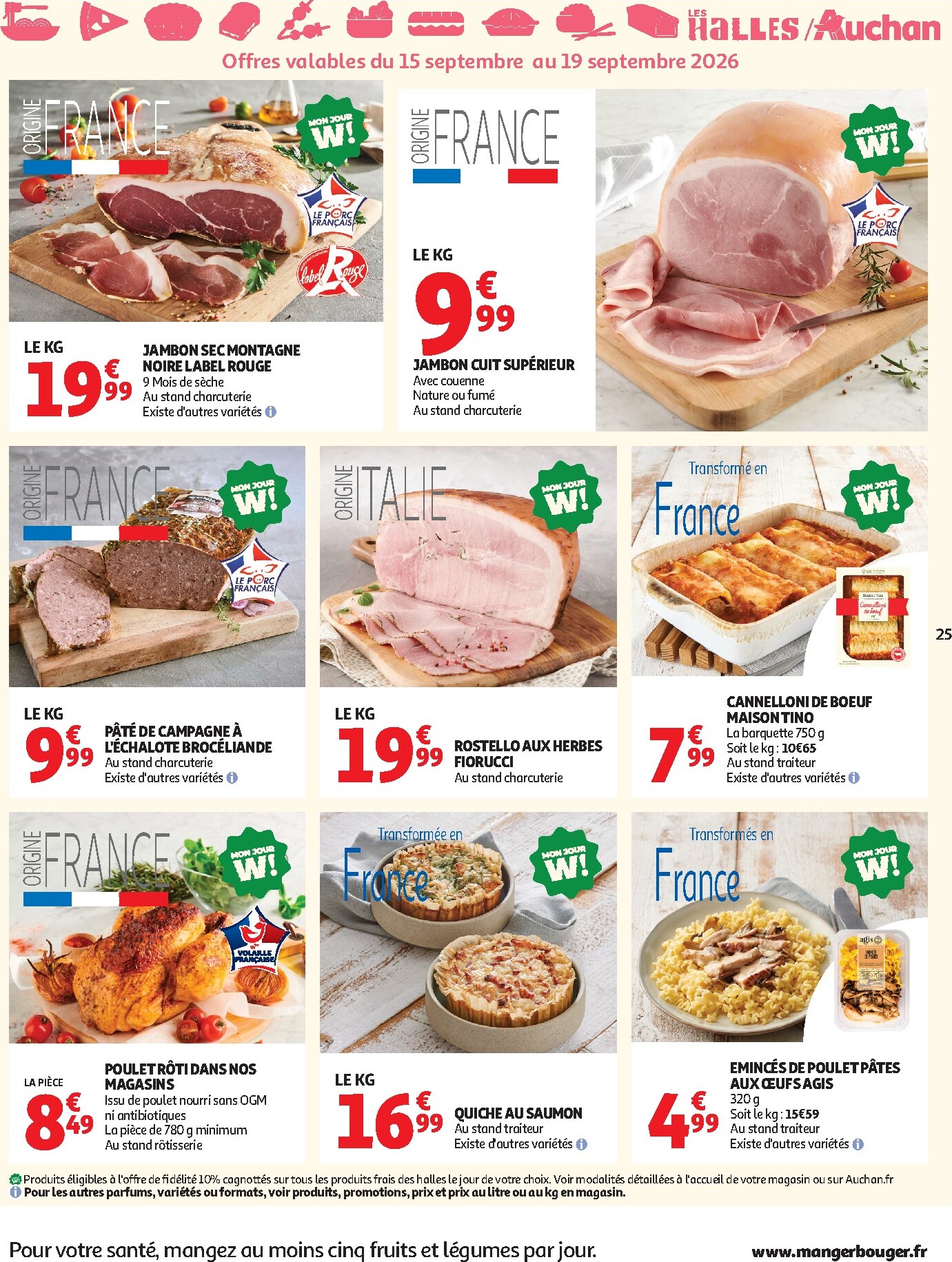 auchan - Current Auchan leaflet valid from du mardi 15/09/2026 to du dimanche 27/09/2026 - page: 25