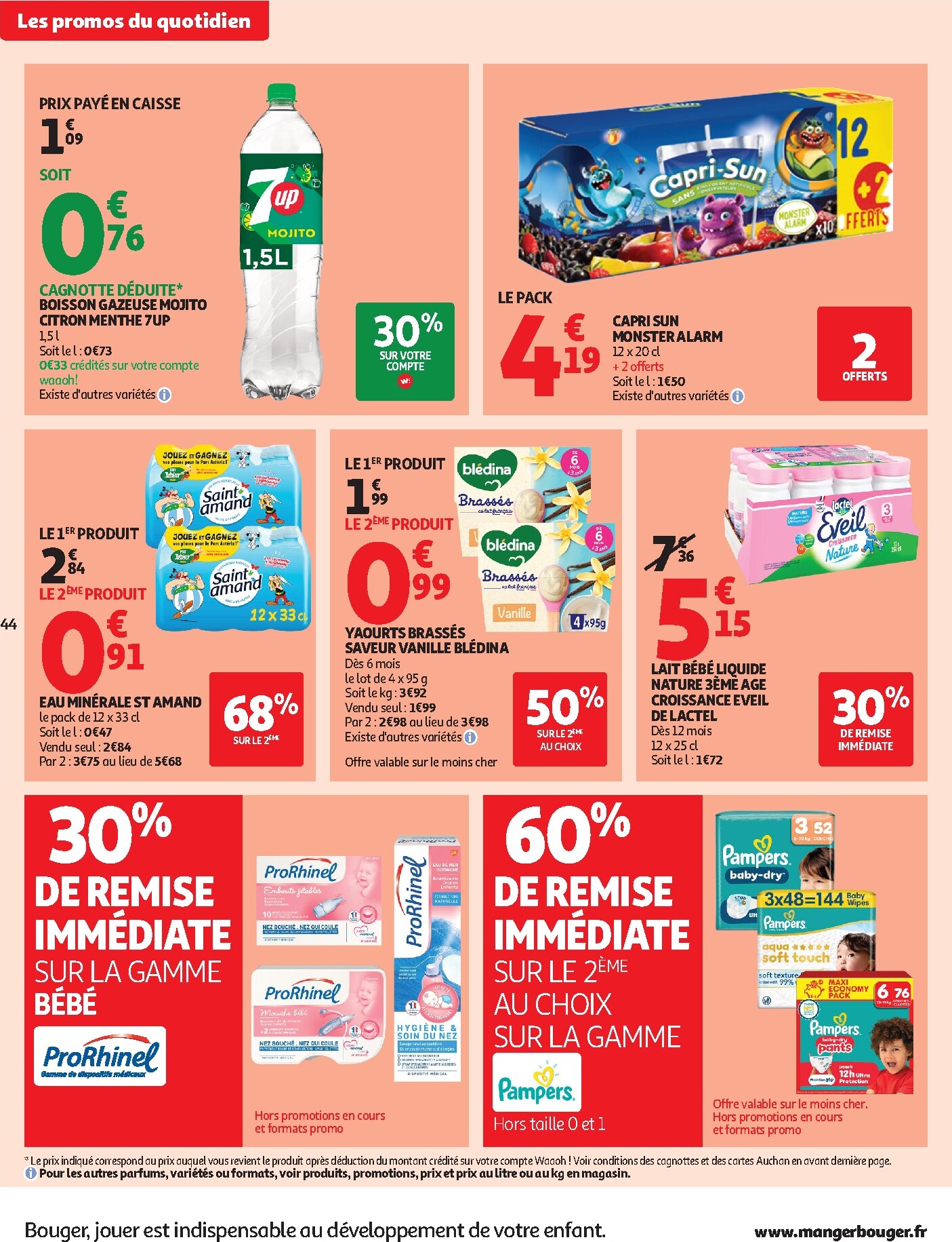 auchan - Current Auchan leaflet valid from du mardi 15/09/2026 to du dimanche 27/09/2026 - page: 44