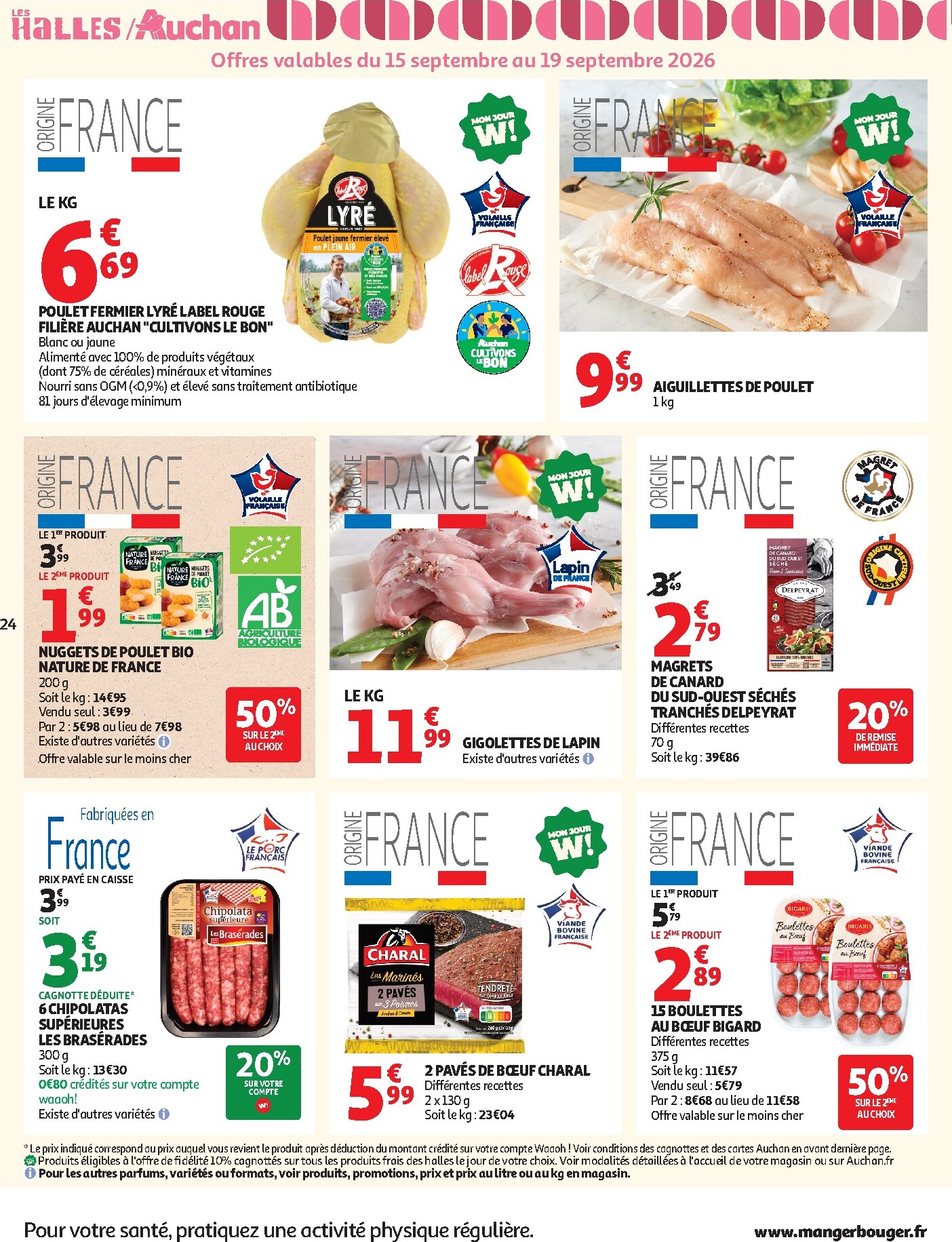 auchan - Current Auchan leaflet valid from du mardi 15/09/2026 to du dimanche 27/09/2026 - page: 24