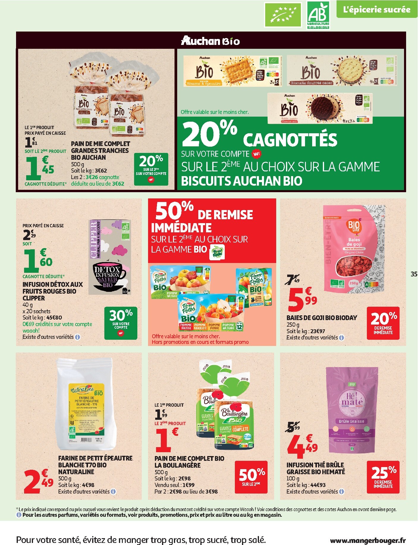 auchan - Flyer Auchan pour la semaine prochaine du du mardi 22/09/2026 au du dimanche 04/10/2026 - page: 35