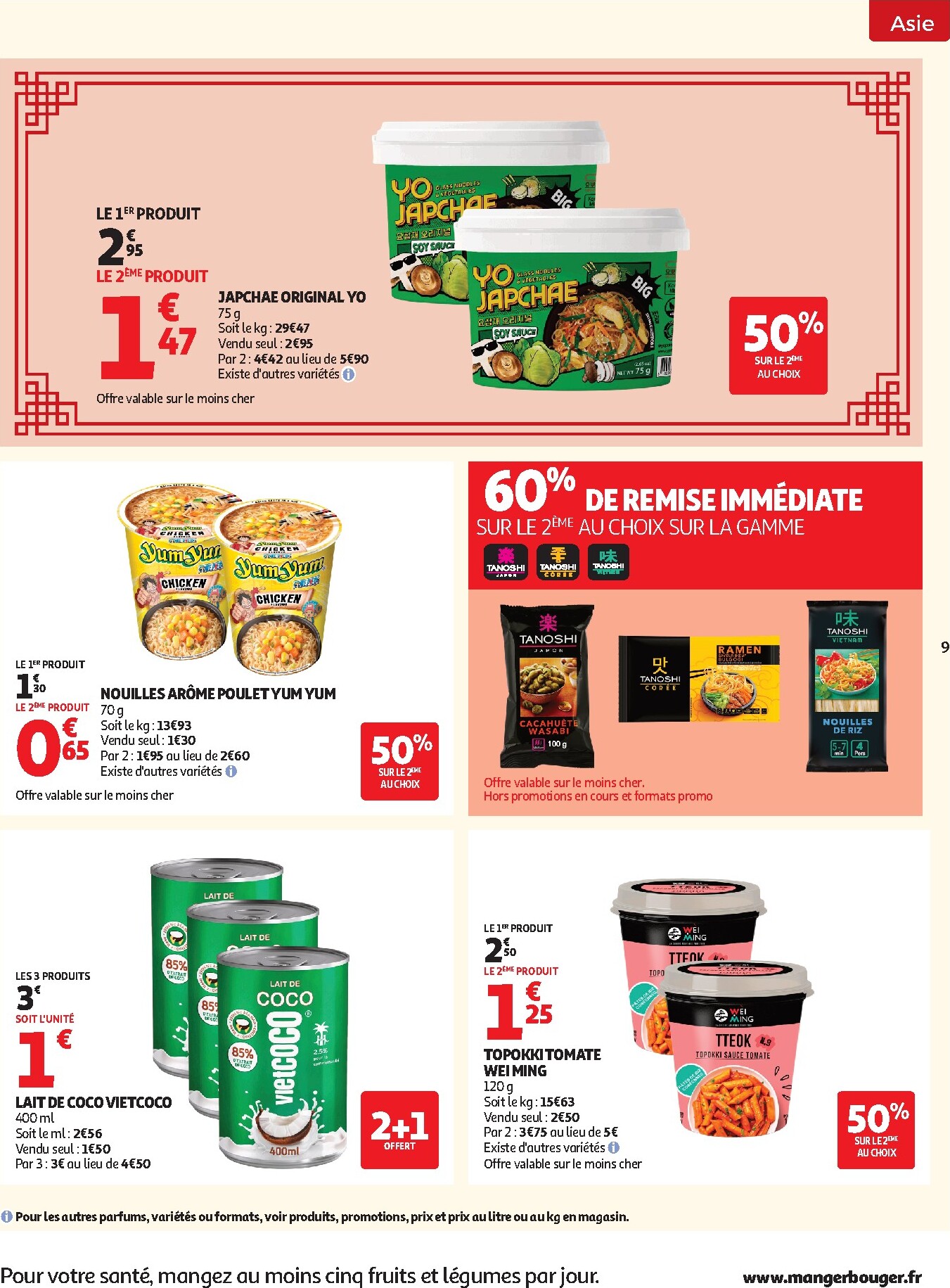 auchan - Flyer Auchan Supermarché - Saveurs d'Asie supers pour la semaine prochaine du du mardi 22/09/2026 au du samedi 26/09/2026 - page: 9