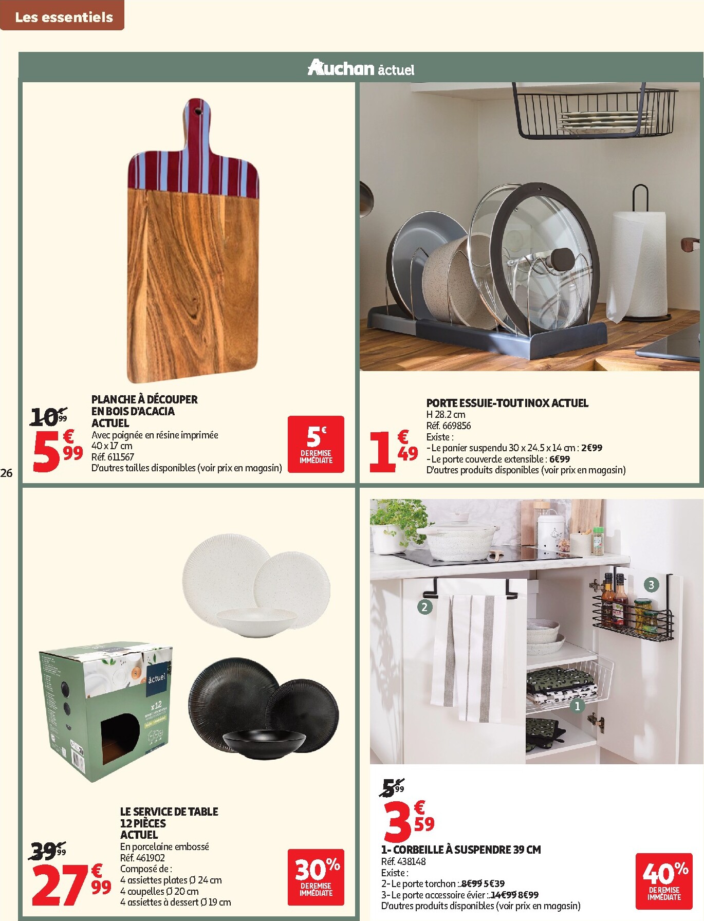auchan - Flyer Auchan - Cuisine gourmande hypers pour la semaine prochaine du du mardi 22/09/2026 au du dimanche 04/10/2026 - page: 26