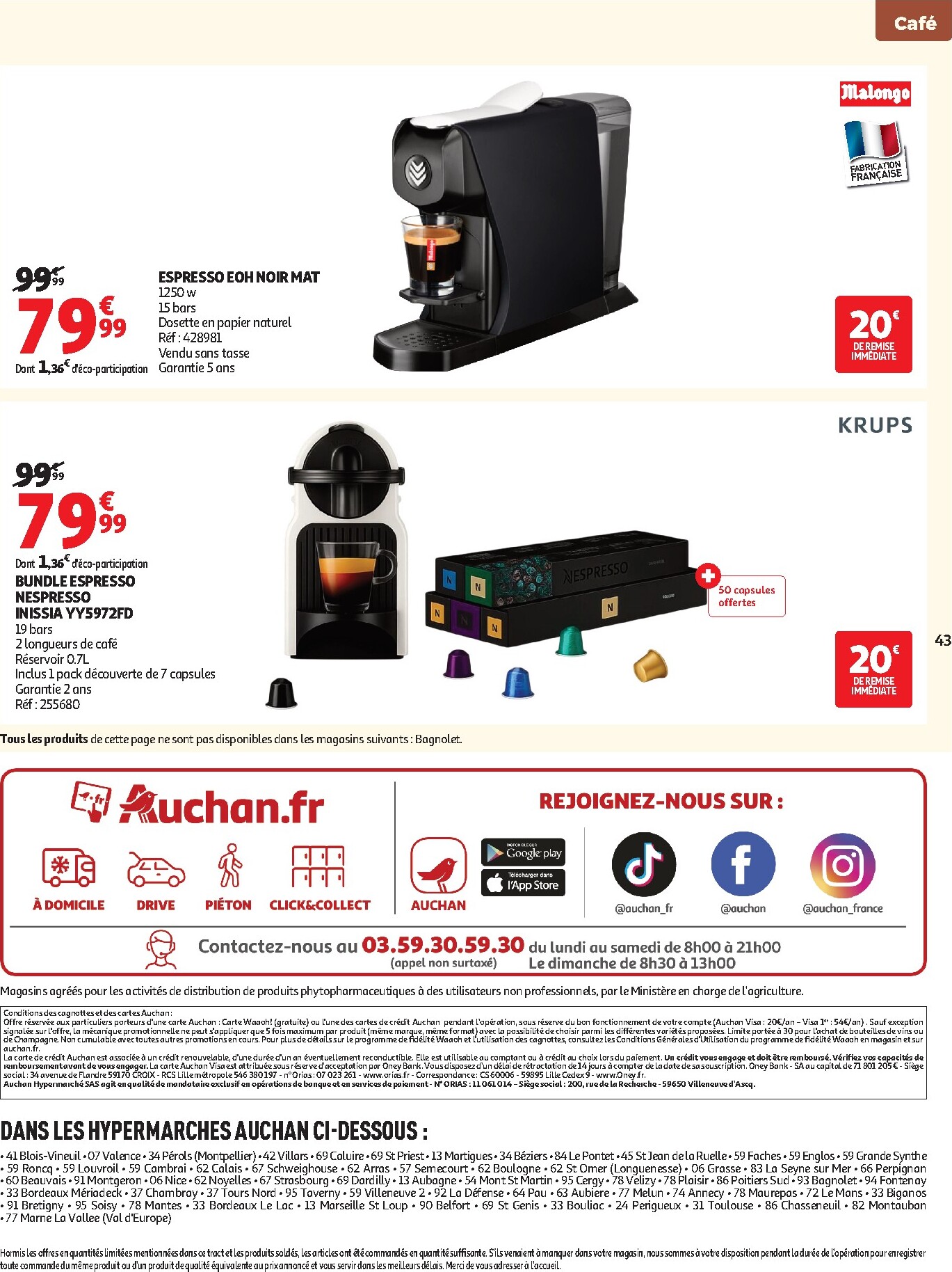 auchan - Flyer Auchan - Cuisine gourmande hypers pour la semaine prochaine du du mardi 22/09/2026 au du dimanche 04/10/2026 - page: 43