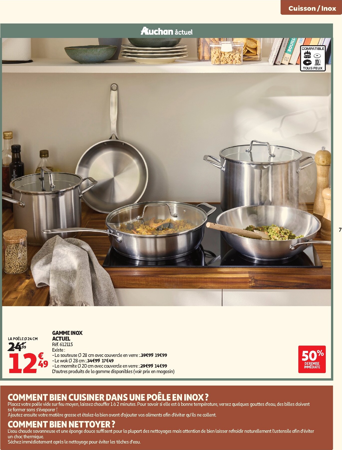 auchan - Flyer Auchan - Cuisine gourmande hypers pour la semaine prochaine du du mardi 22/09/2026 au du dimanche 04/10/2026 - page: 7