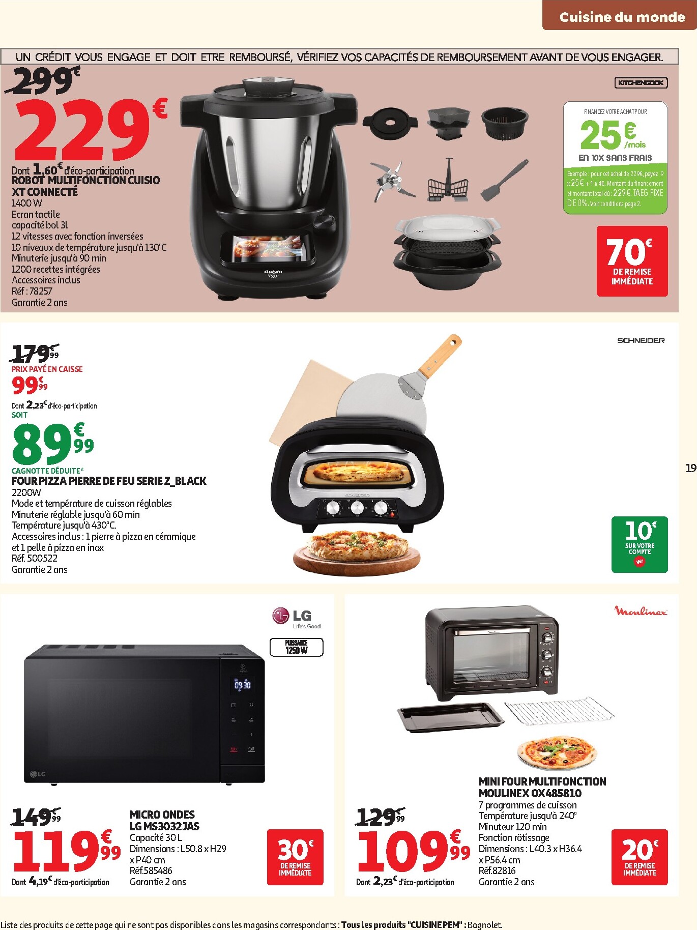 auchan - Flyer Auchan - Cuisine gourmande hypers pour la semaine prochaine du du mardi 22/09/2026 au du dimanche 04/10/2026 - page: 19