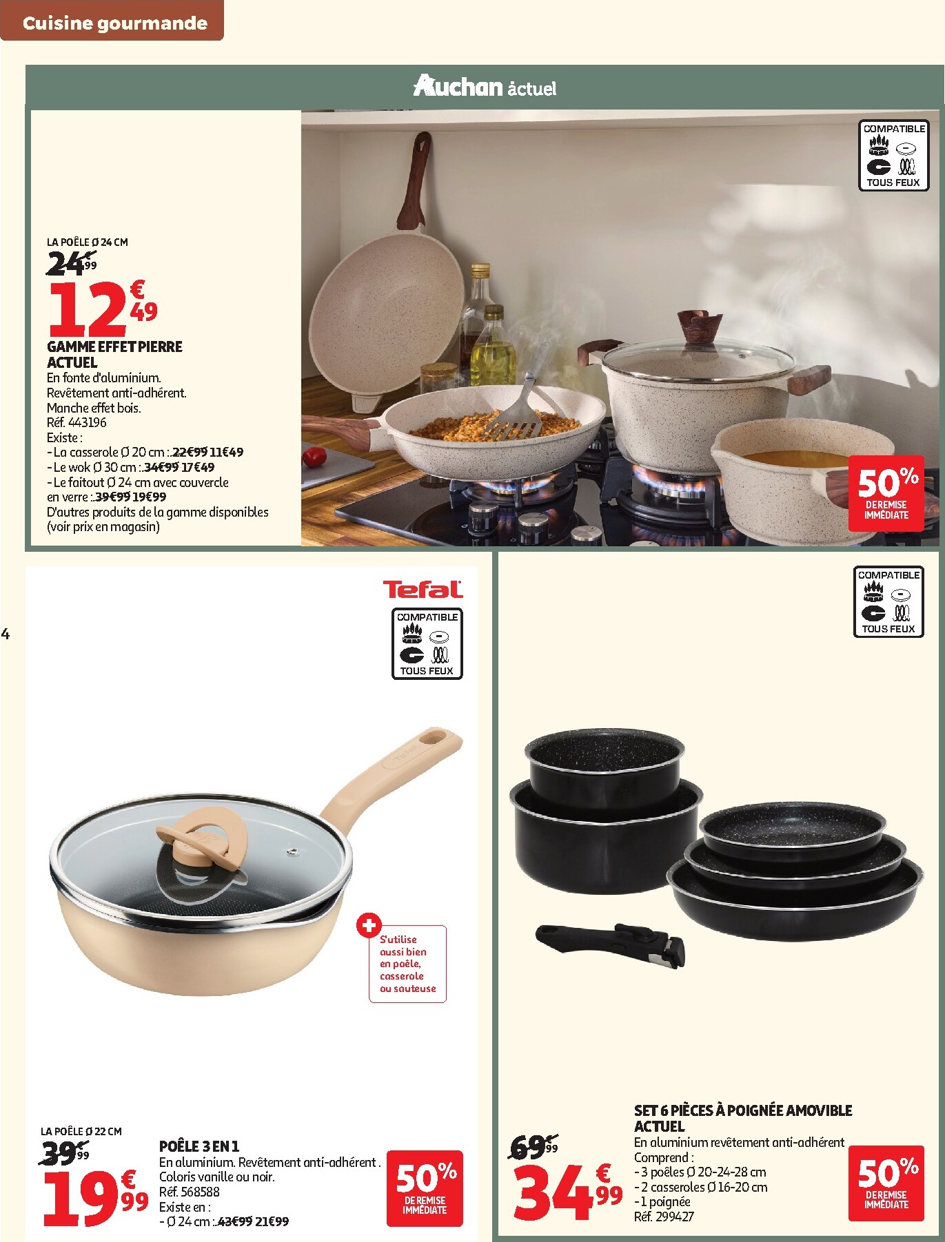 auchan - Flyer Auchan - Cuisine gourmande supers pour la semaine prochaine du du mardi 22/09/2026 au du samedi 03/10/2026 - page: 4