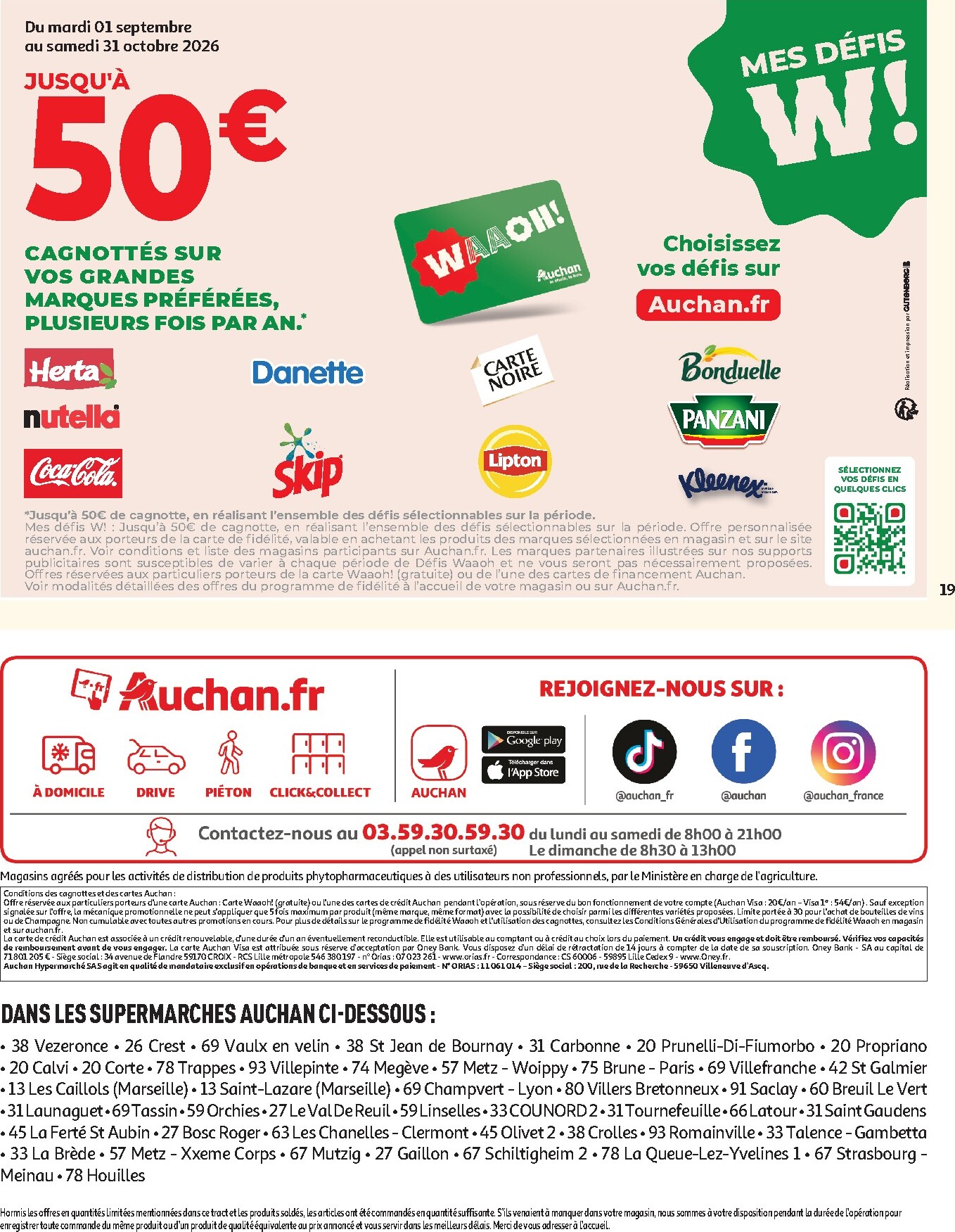 auchan - Flyer Auchan - Le Goût du Réconfort pour la semaine prochaine du du mardi 06/10/2026 au du samedi 10/10/2026 - page: 19
