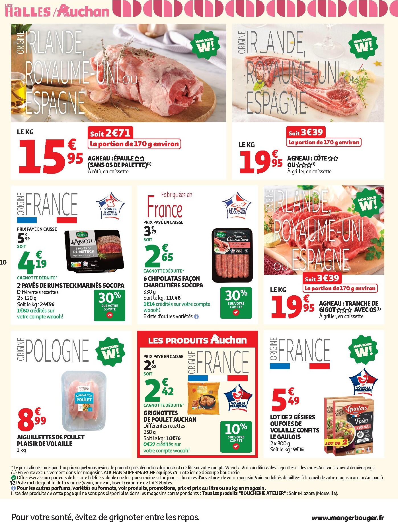 auchan - Flyer Auchan - Le Goût du Réconfort pour la semaine prochaine du du mardi 06/10/2026 au du samedi 10/10/2026 - page: 10
