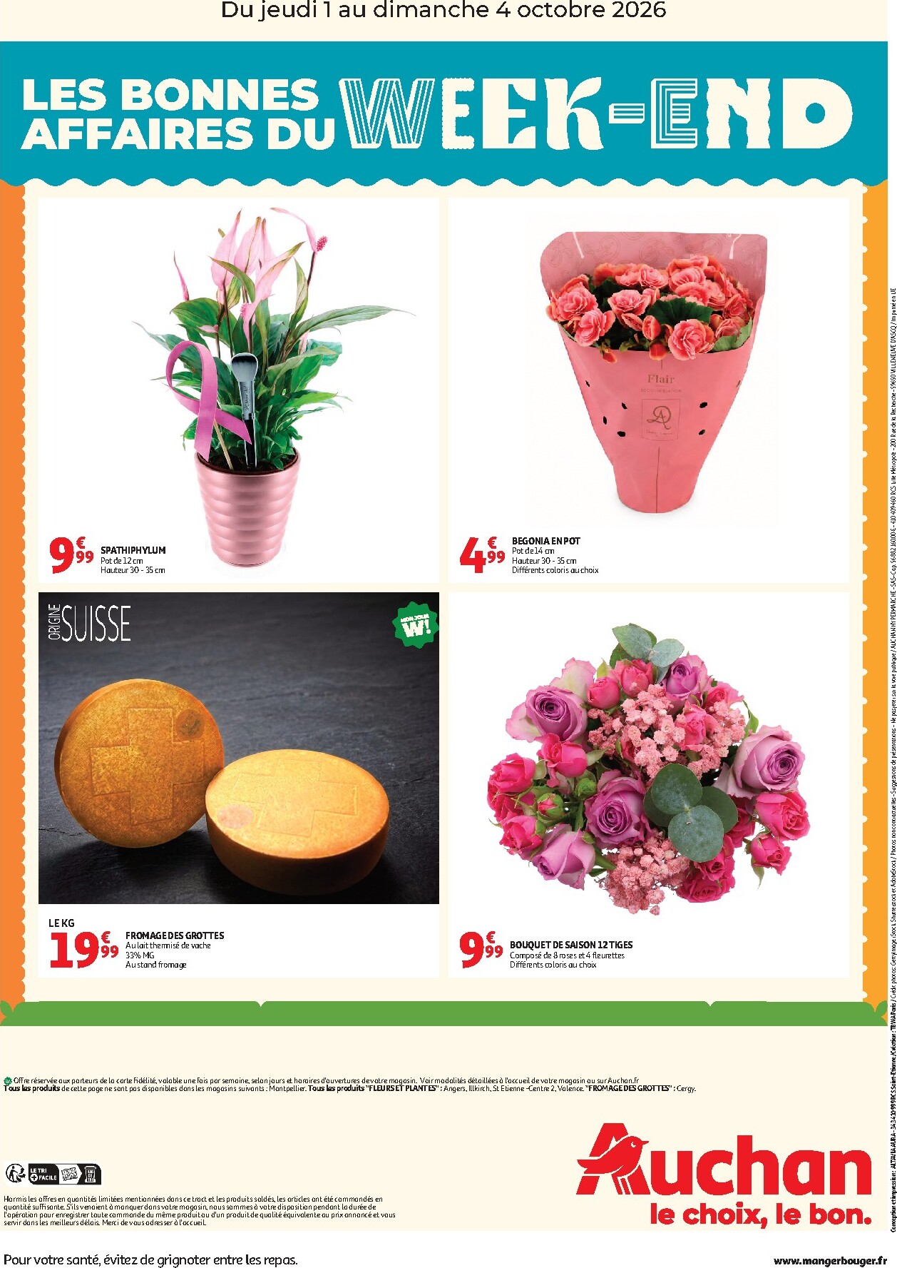 auchan - Current Auchan - Les bons plans du week end dans votre hyper leaflet valid from de jeudi 01/10/2026 to du dimanche 04/10/2026 - page: 2