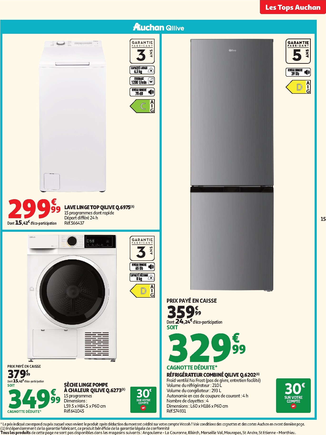 auchan - Flyer Auchan pour la semaine prochaine du du mardi 13/10/2026 au du dimanche 25/10/2026 - page: 15