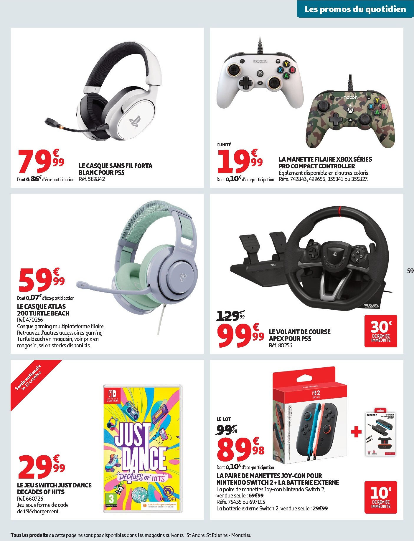 auchan - Flyer Auchan pour la semaine prochaine du du mardi 13/10/2026 au du dimanche 25/10/2026 - page: 59