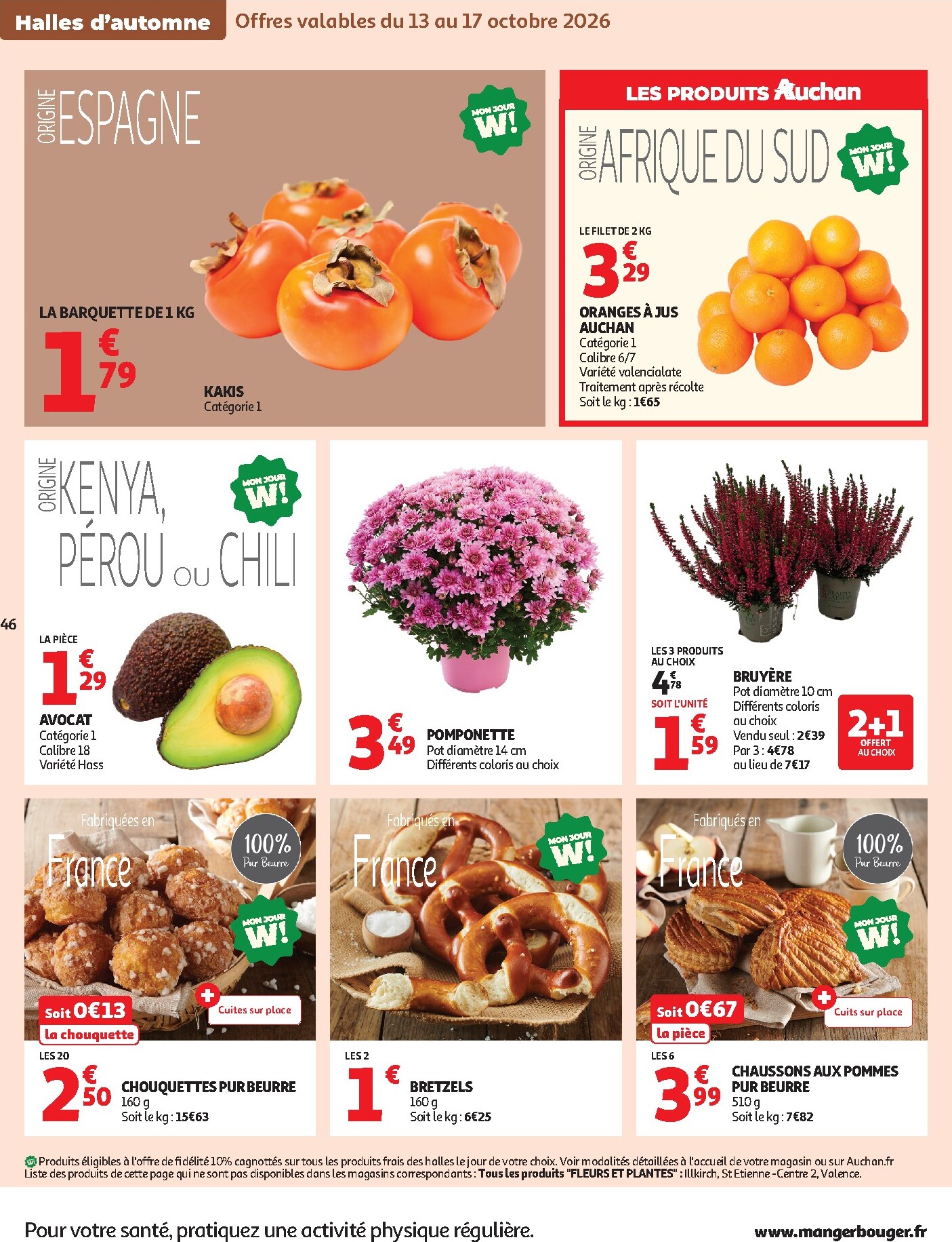auchan - Flyer Auchan pour la semaine prochaine du du mardi 13/10/2026 au du dimanche 25/10/2026 - page: 46