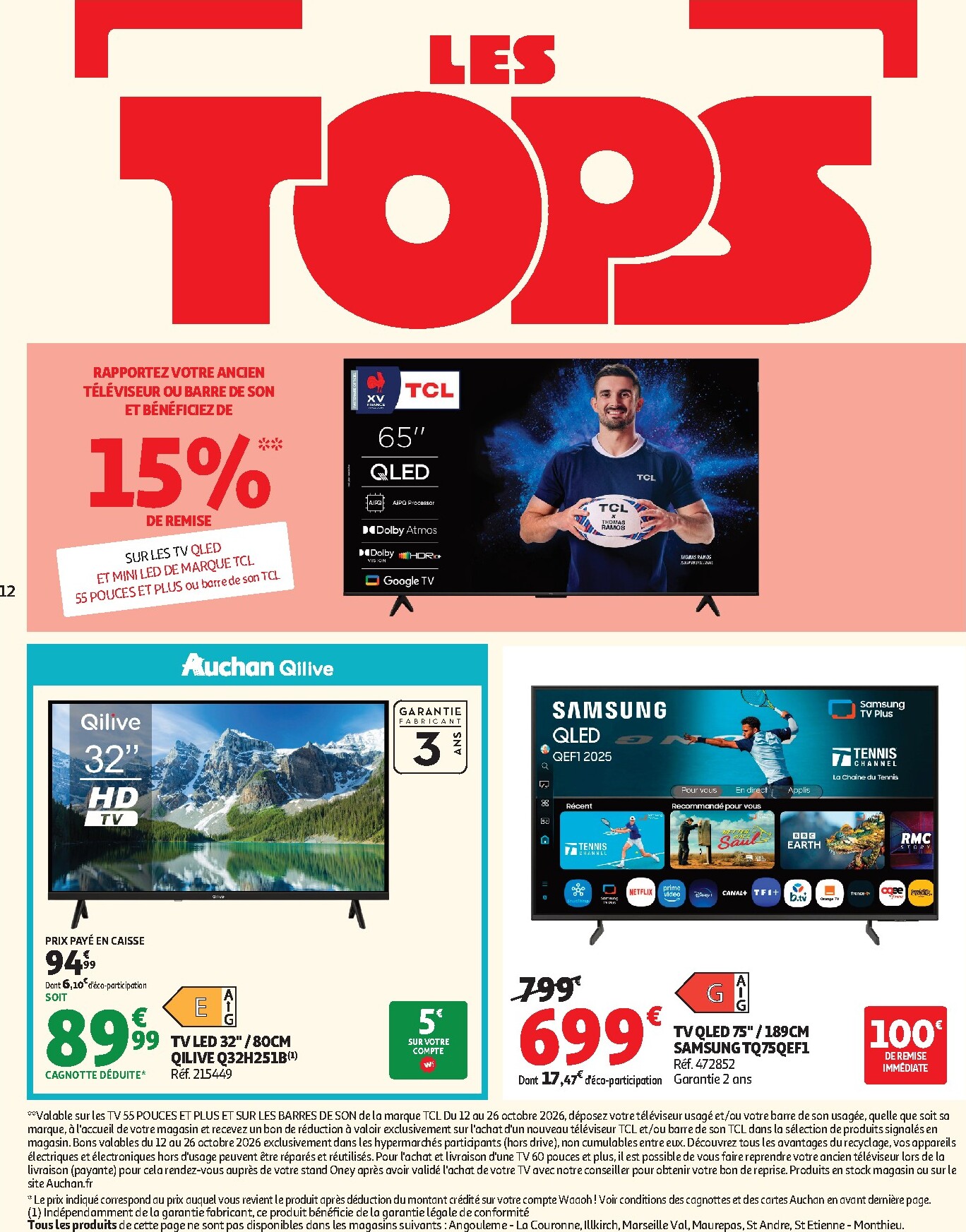 auchan - Flyer Auchan pour la semaine prochaine du du mardi 13/10/2026 au du dimanche 25/10/2026 - page: 12
