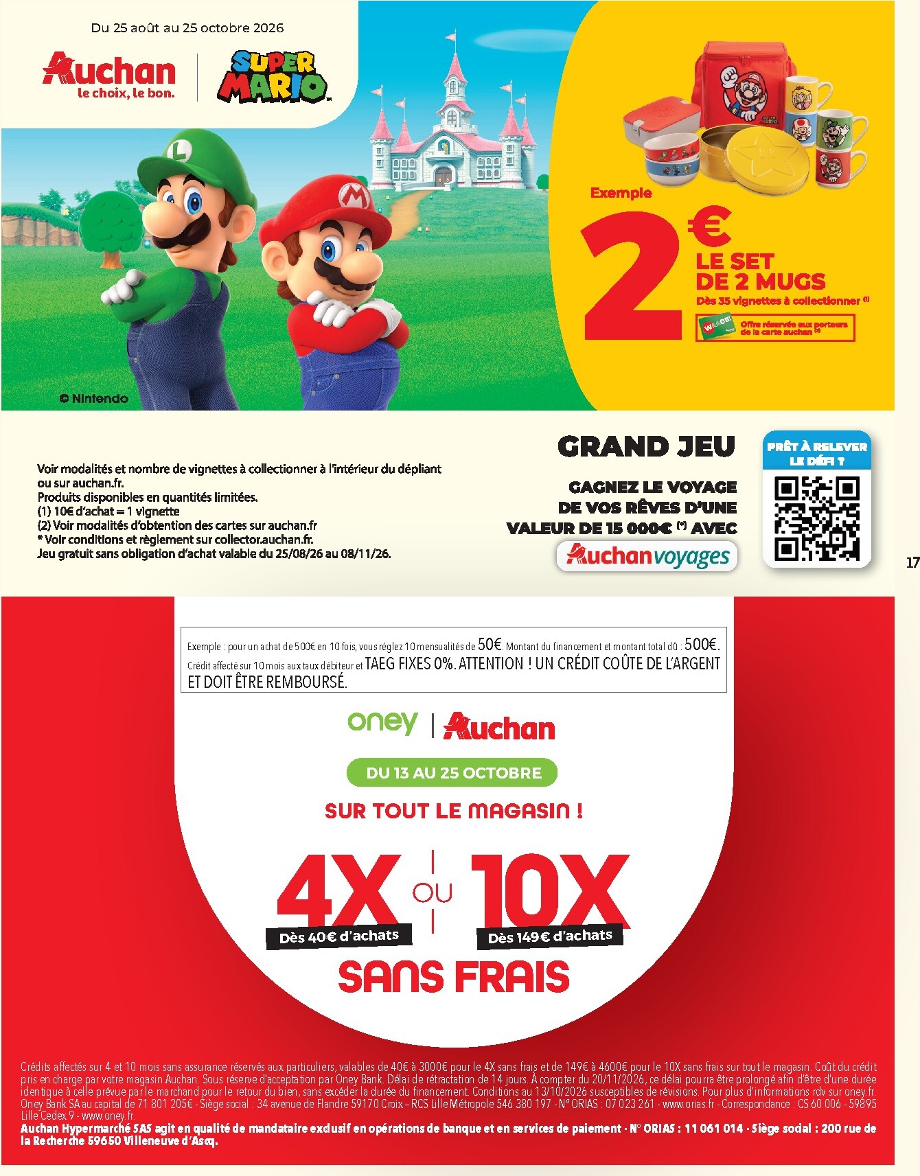 auchan - Flyer Auchan pour la semaine prochaine du du mardi 13/10/2026 au du dimanche 25/10/2026 - page: 17
