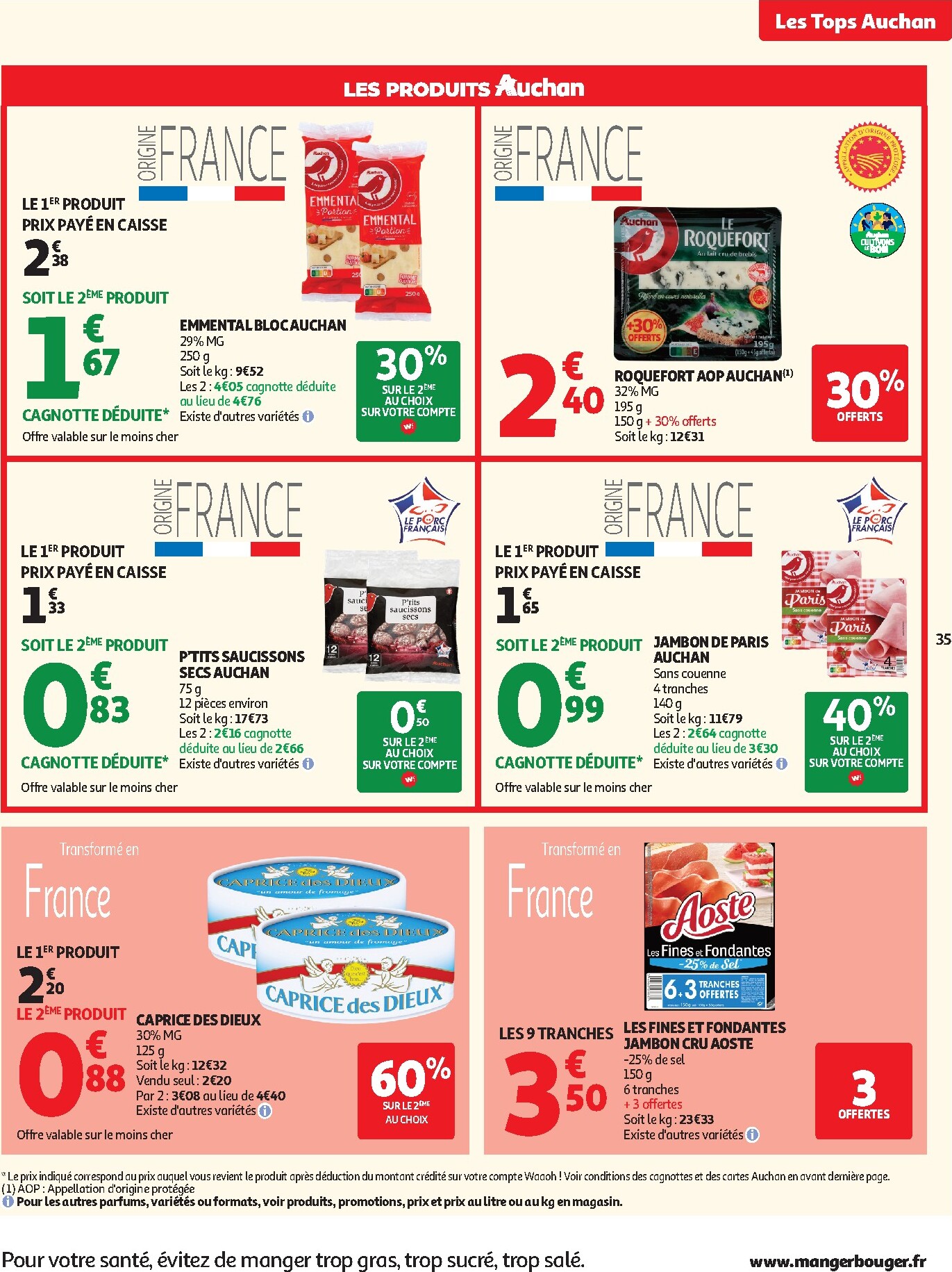 auchan - Flyer Auchan pour la semaine prochaine du du mardi 13/10/2026 au du dimanche 25/10/2026 - page: 35