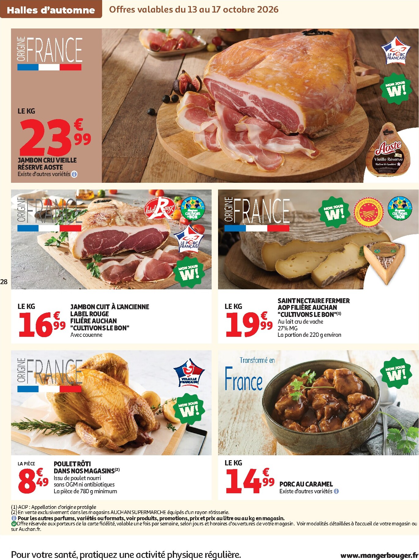 auchan - Flyer Auchan - Halloween supers - Supermarché pour la semaine prochaine du du mardi 13/10/2026 au du samedi 24/10/2026 - page: 28