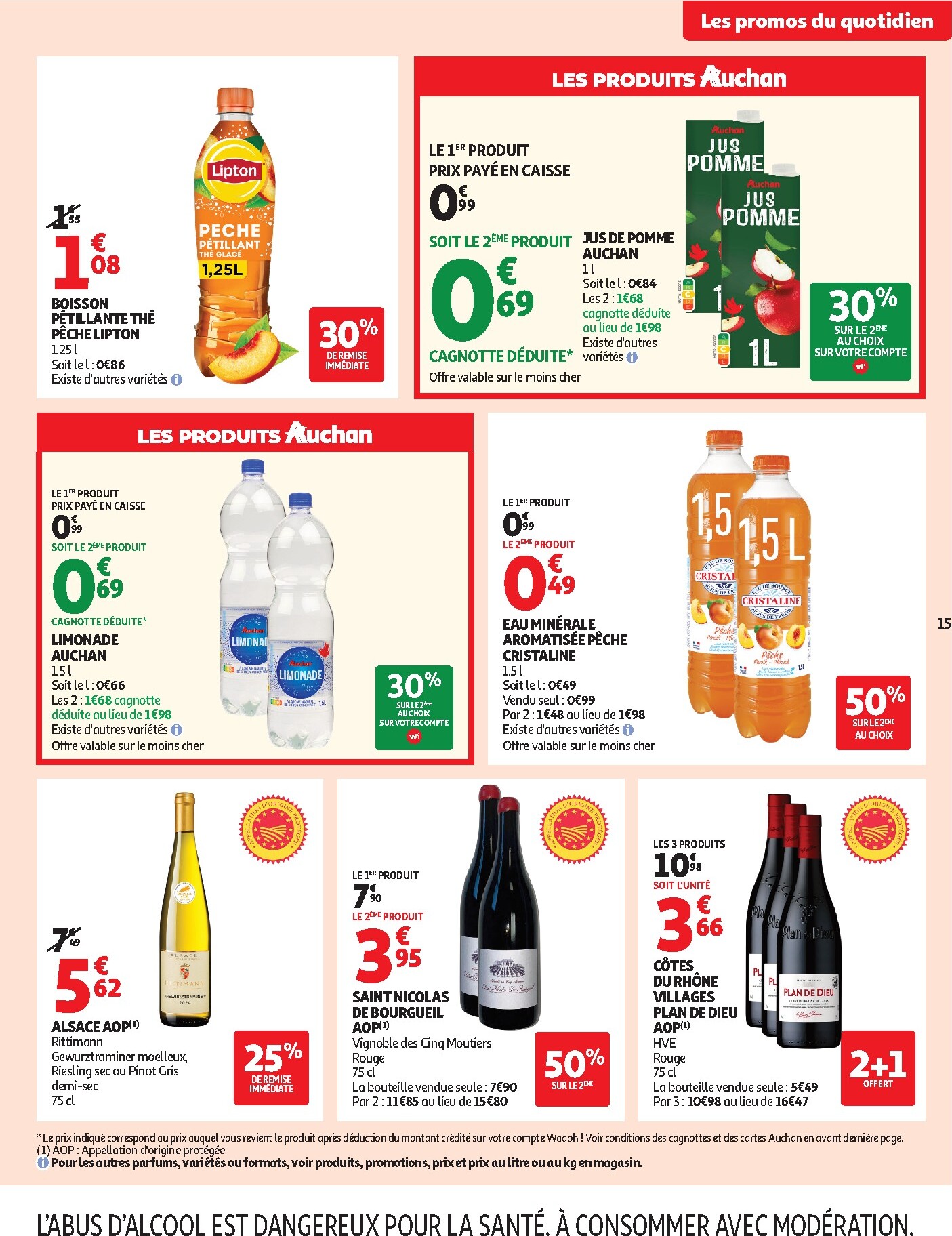 auchan - Flyer Auchan Supermarché pour la semaine prochaine du du mardi 20/10/2026 au du samedi 24/10/2026 - page: 15