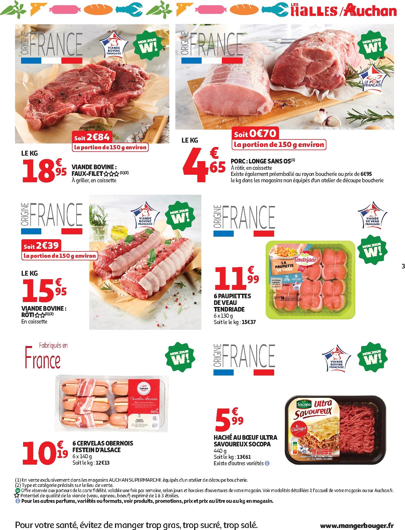 auchan - Flyer Auchan Supermarché pour la semaine prochaine du du mardi 20/10/2026 au du samedi 24/10/2026 - page: 3