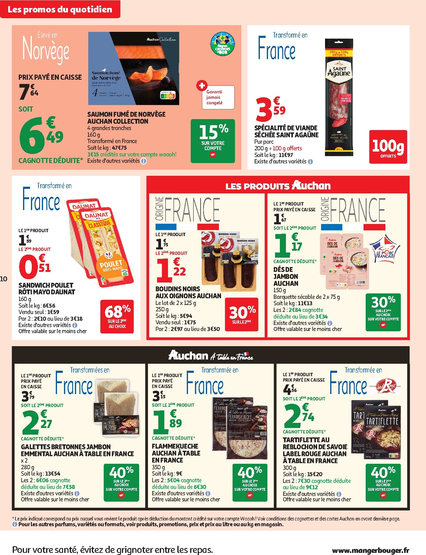 auchan - Flyer Auchan Supermarché pour la semaine prochaine du du mardi 20/10/2026 au du samedi 24/10/2026 - page: 10