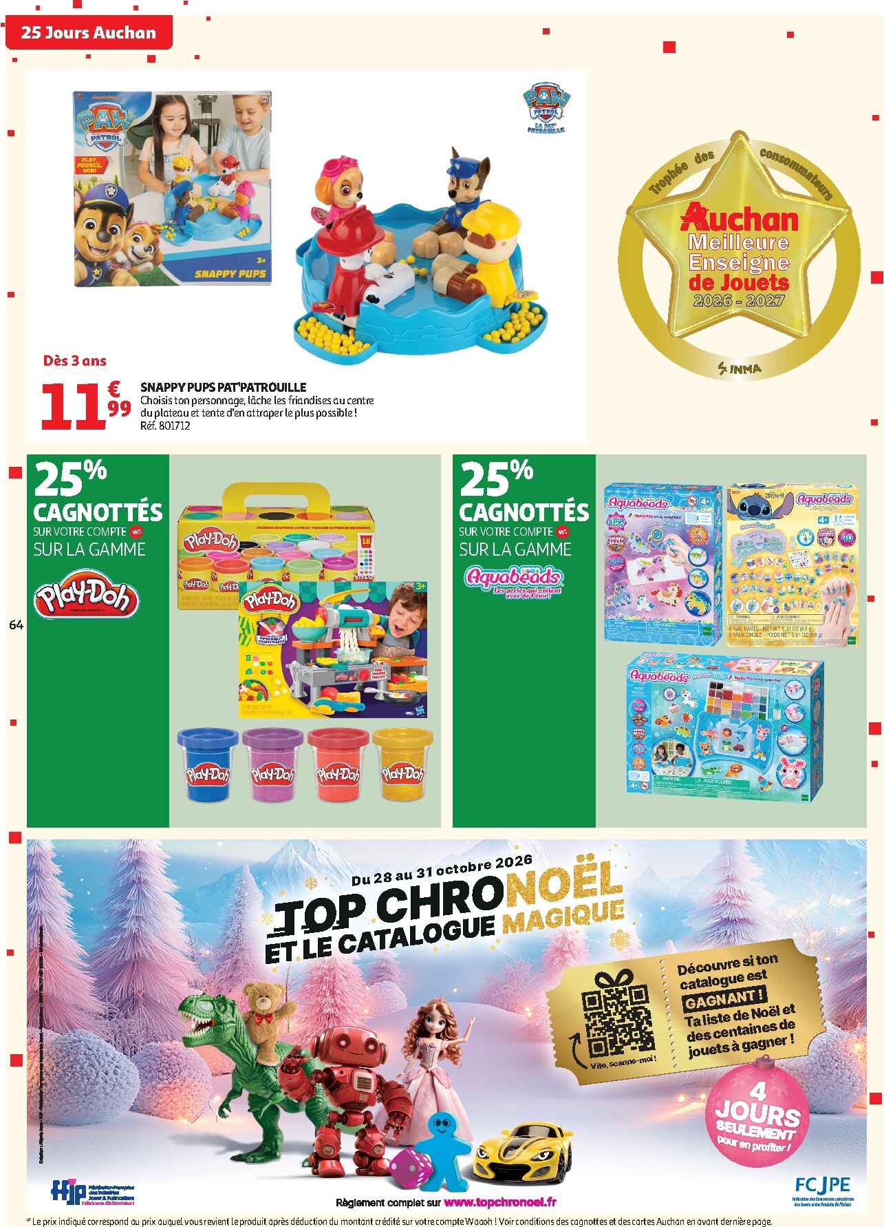 auchan - Flyer Auchan - 25 jours pour la semaine prochaine du du mardi 27/10/2026 au du dimanche 01/11/2026 - page: 64
