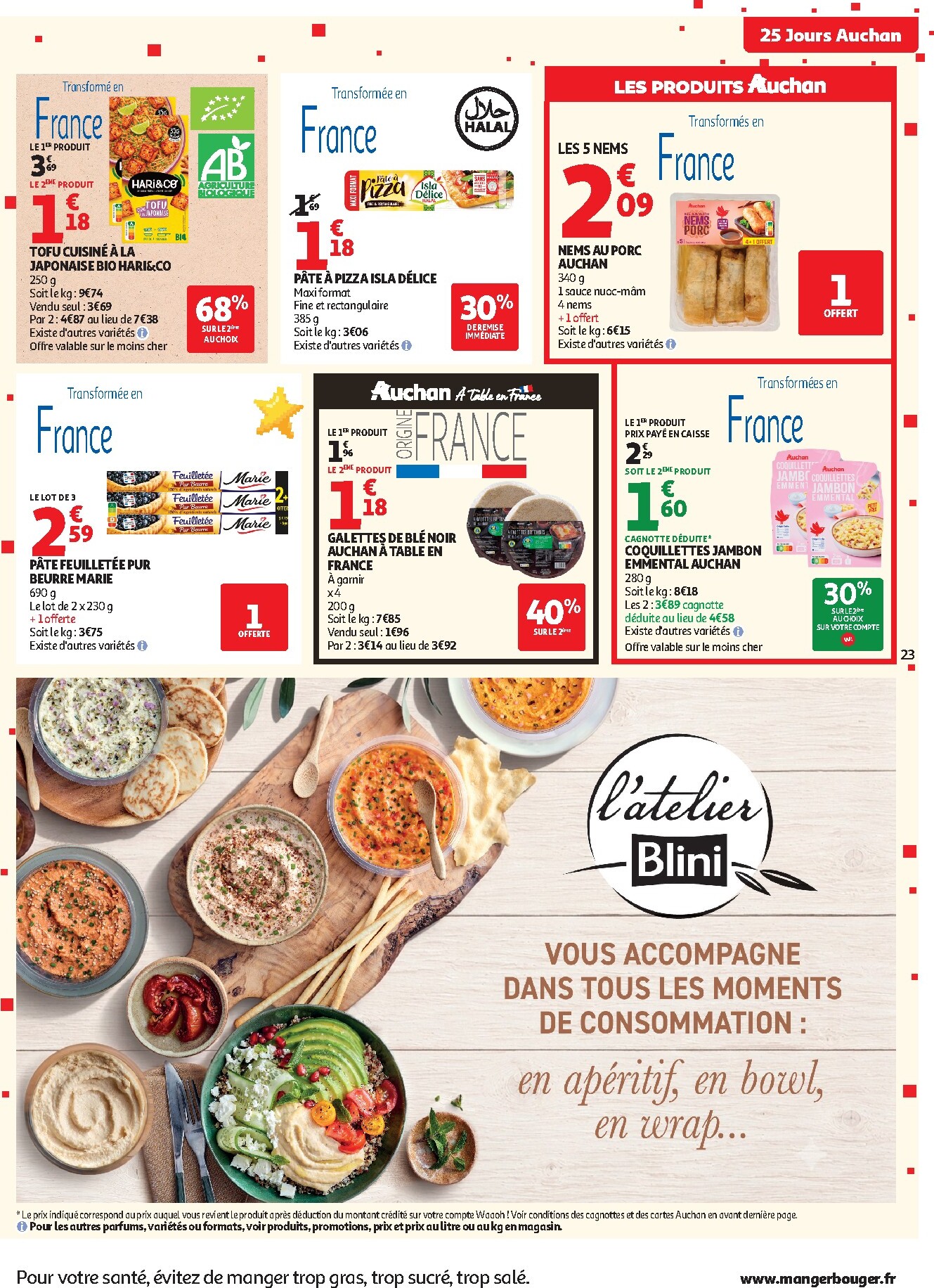 auchan - Flyer Auchan - 25 jours pour la semaine prochaine du du mardi 27/10/2026 au du dimanche 01/11/2026 - page: 23