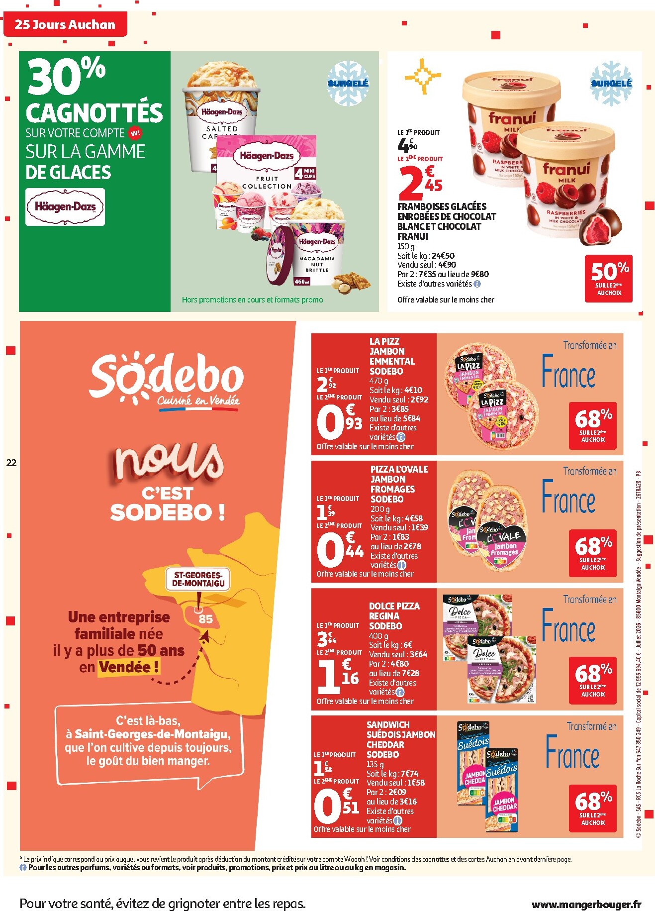 auchan - Flyer Auchan - 25 jours pour la semaine prochaine du du mardi 27/10/2026 au du dimanche 01/11/2026 - page: 22