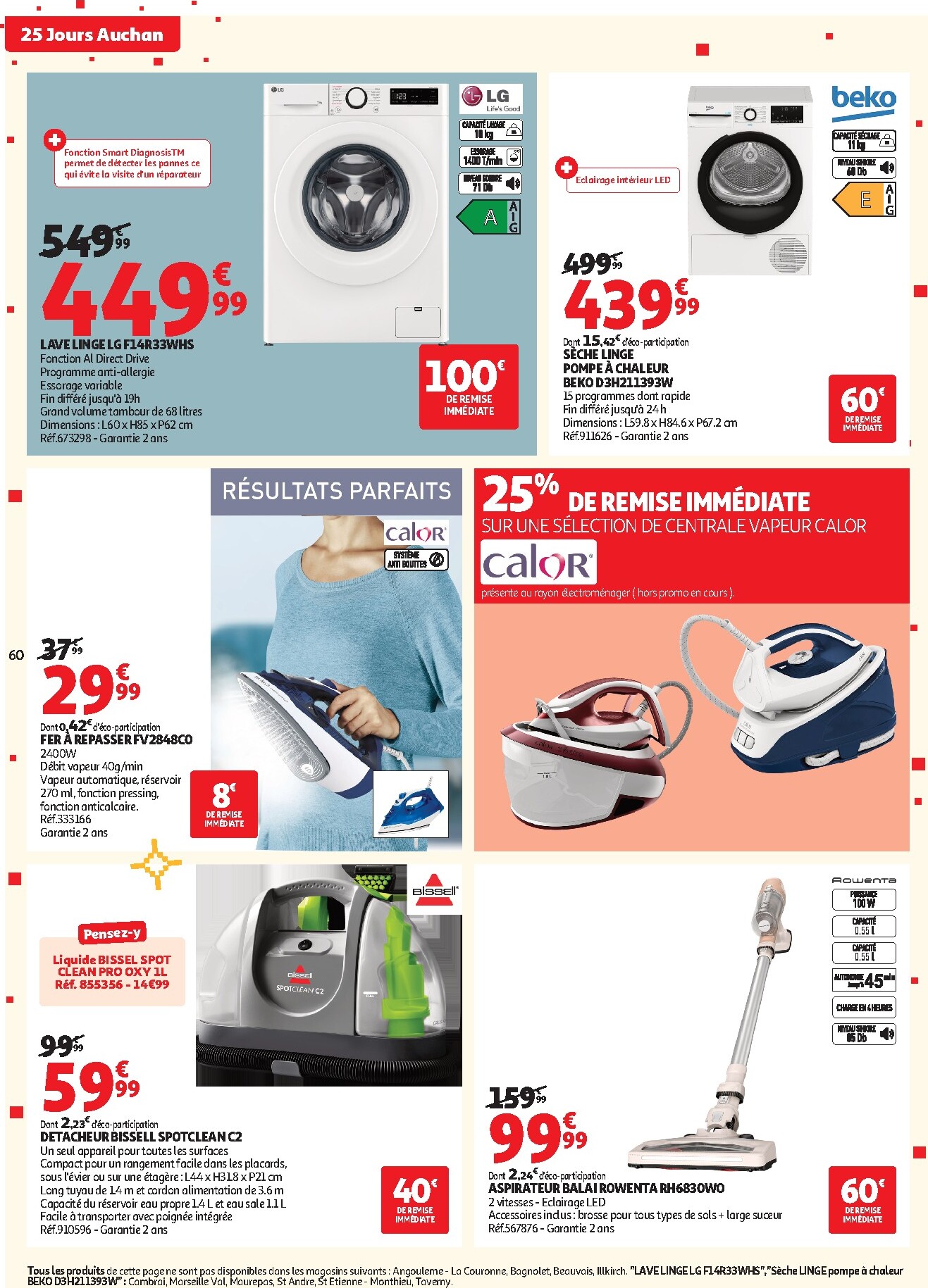 auchan - Flyer Auchan - 25 jours pour la semaine prochaine du du mardi 27/10/2026 au du dimanche 01/11/2026 - page: 60