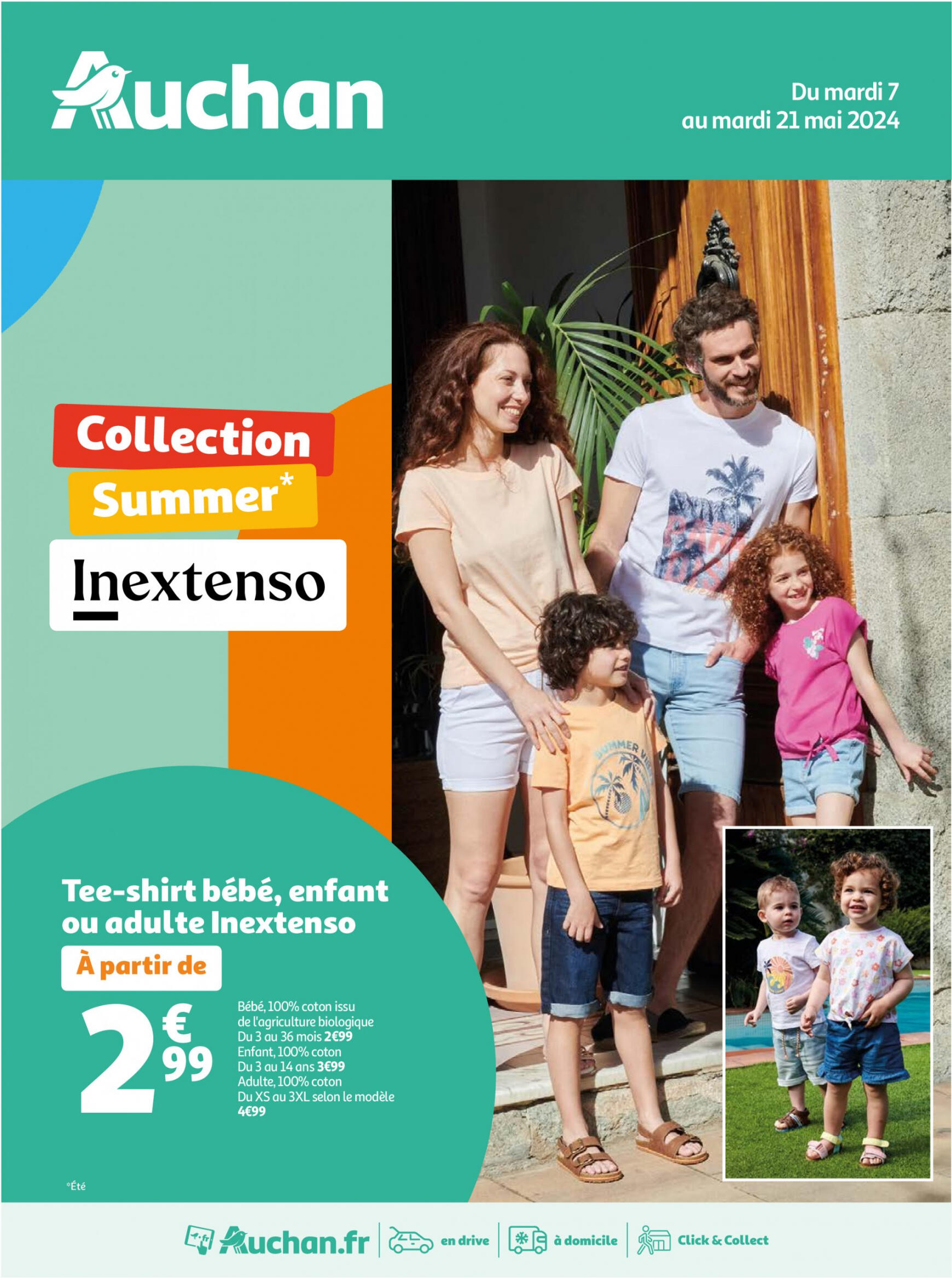 auchan - Prospectus Auchan - Découvrez notre collection Summer Inextenso actuel 07.05. - 21.05.
