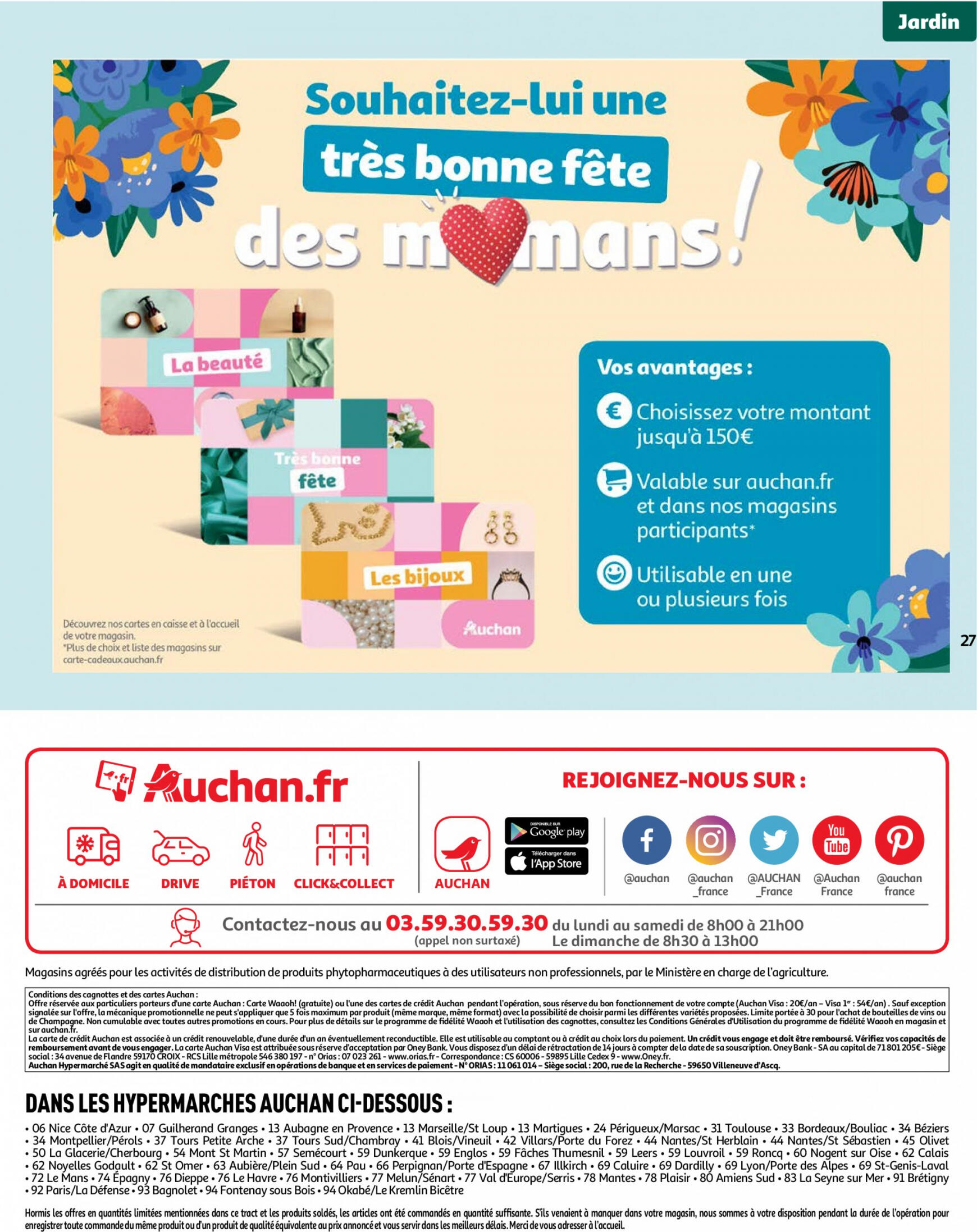 auchan - Prospectus Auchan - Merci maman actuel 14.05. - 26.05. - page: 27