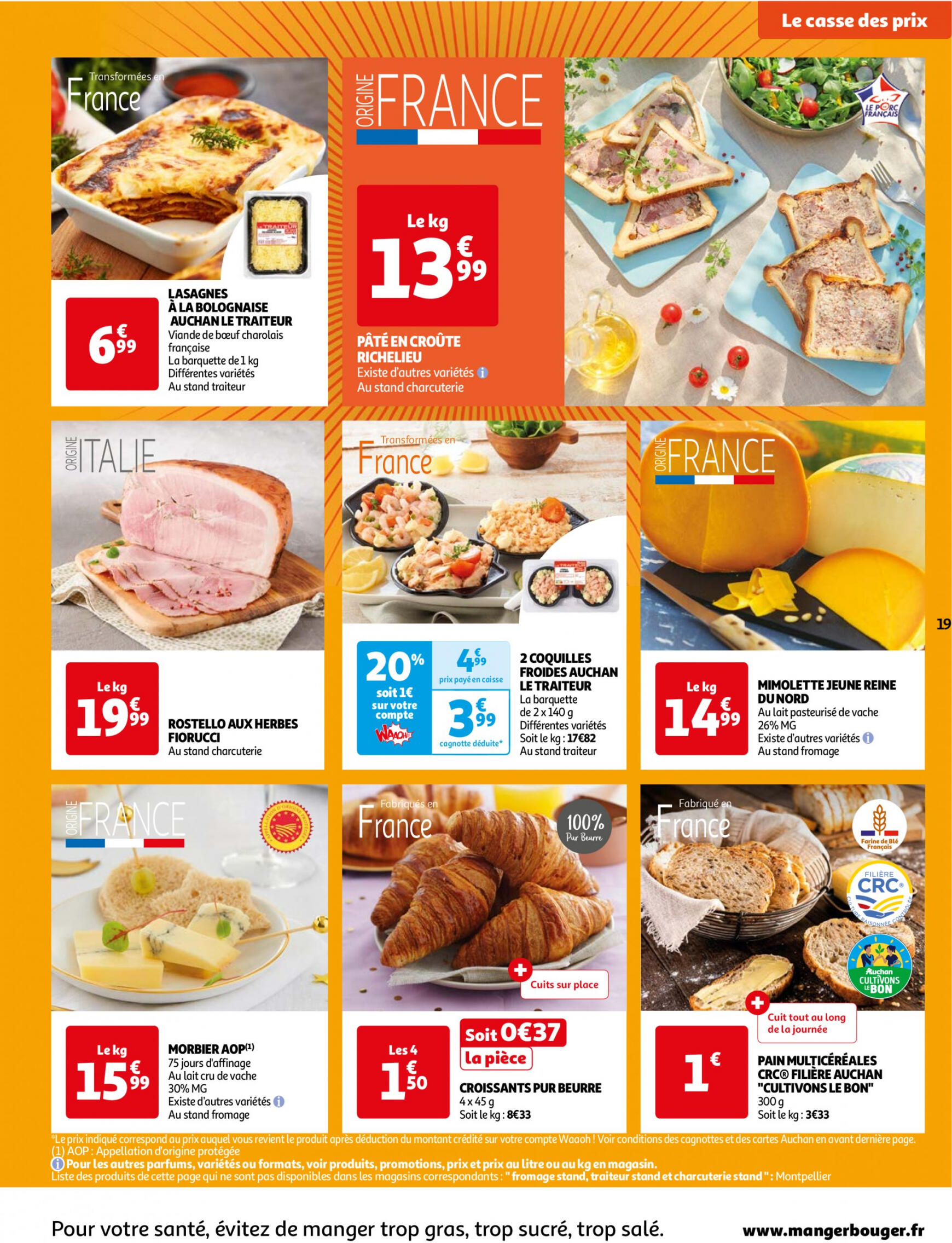 auchan - Prospectus Auchan - Le casse des prix, c'est maintenant ! actuel 09.07. - 15.07. - page: 19