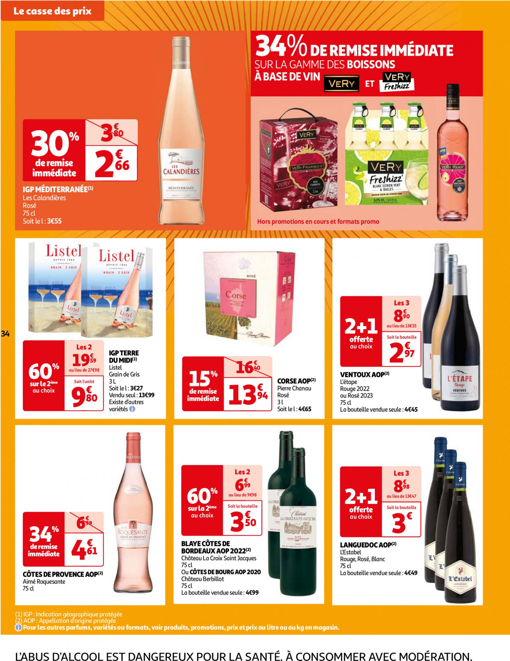 auchan - Prospectus Auchan - Le casse des prix, c'est maintenant ! actuel 09.07. - 15.07. - page: 34