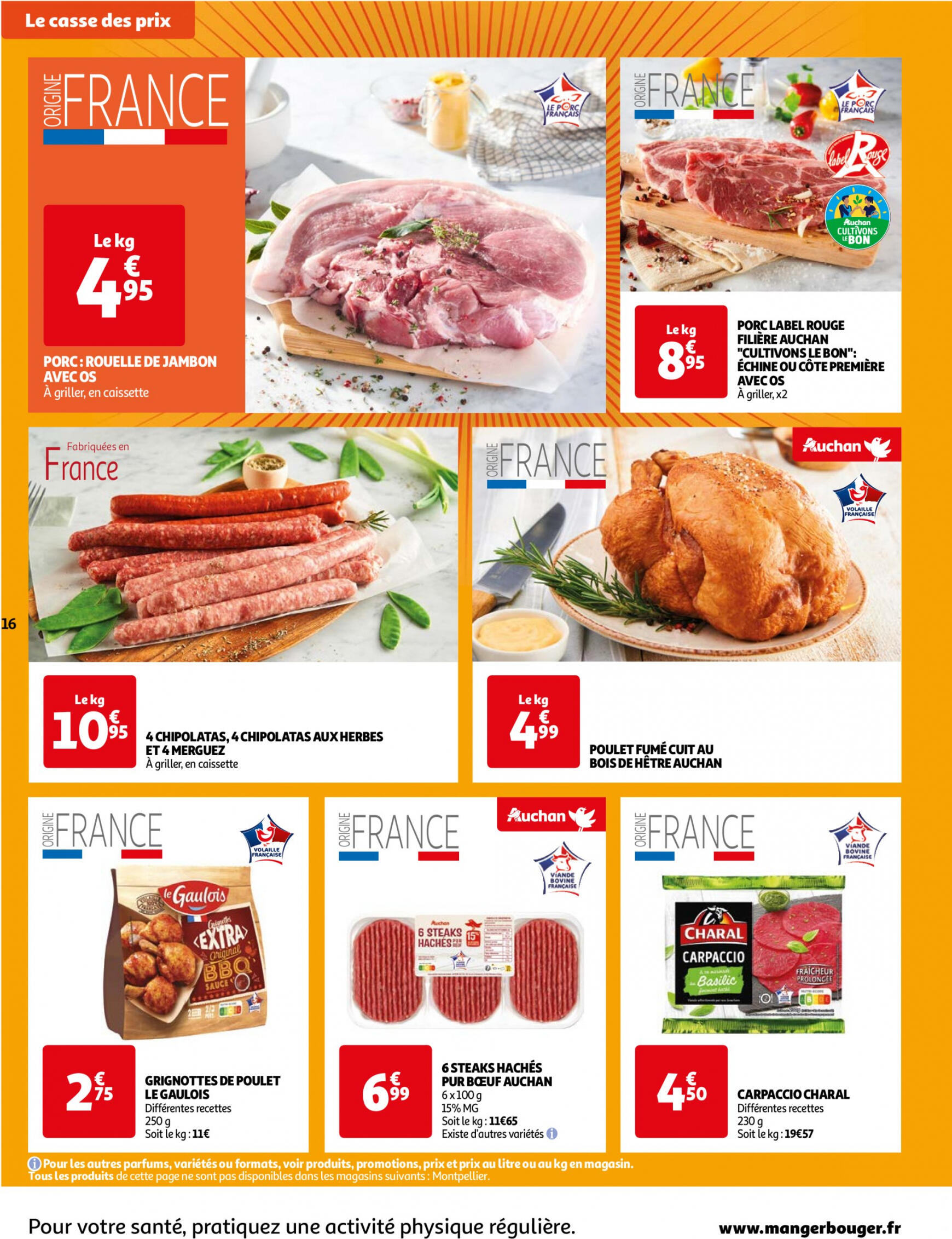 auchan - Prospectus Auchan - Le casse des prix, c'est maintenant ! actuel 09.07. - 15.07. - page: 16