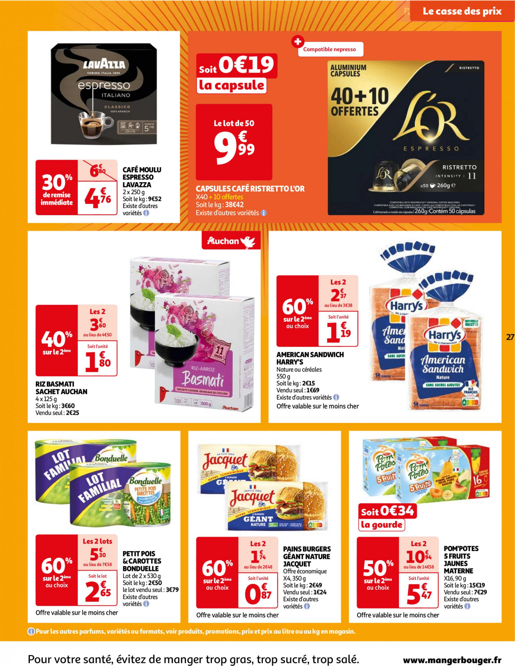 auchan - Prospectus Auchan - Le casse des prix, c'est maintenant ! actuel 09.07. - 15.07. - page: 27