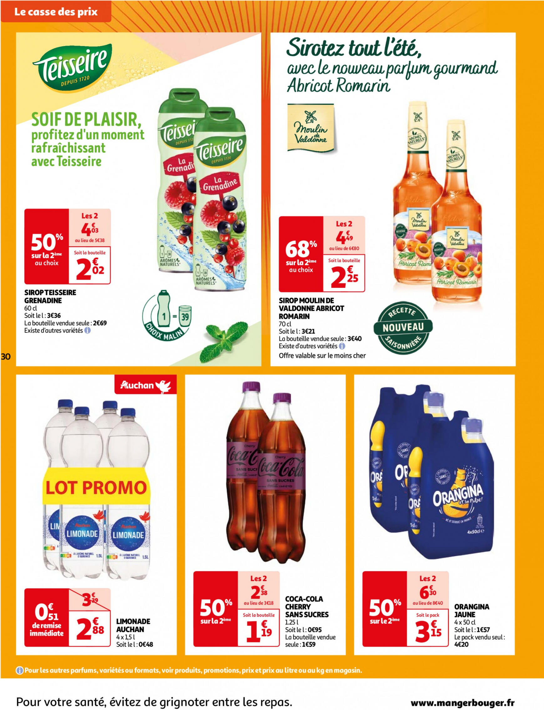 auchan - Prospectus Auchan - Le casse des prix, c'est maintenant ! actuel 09.07. - 15.07. - page: 30