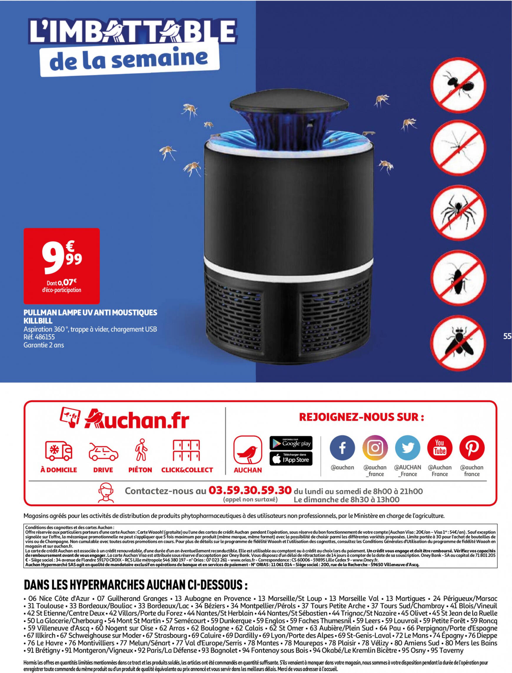 auchan - Prospectus Auchan - Le casse des prix, c'est maintenant ! actuel 09.07. - 15.07. - page: 55