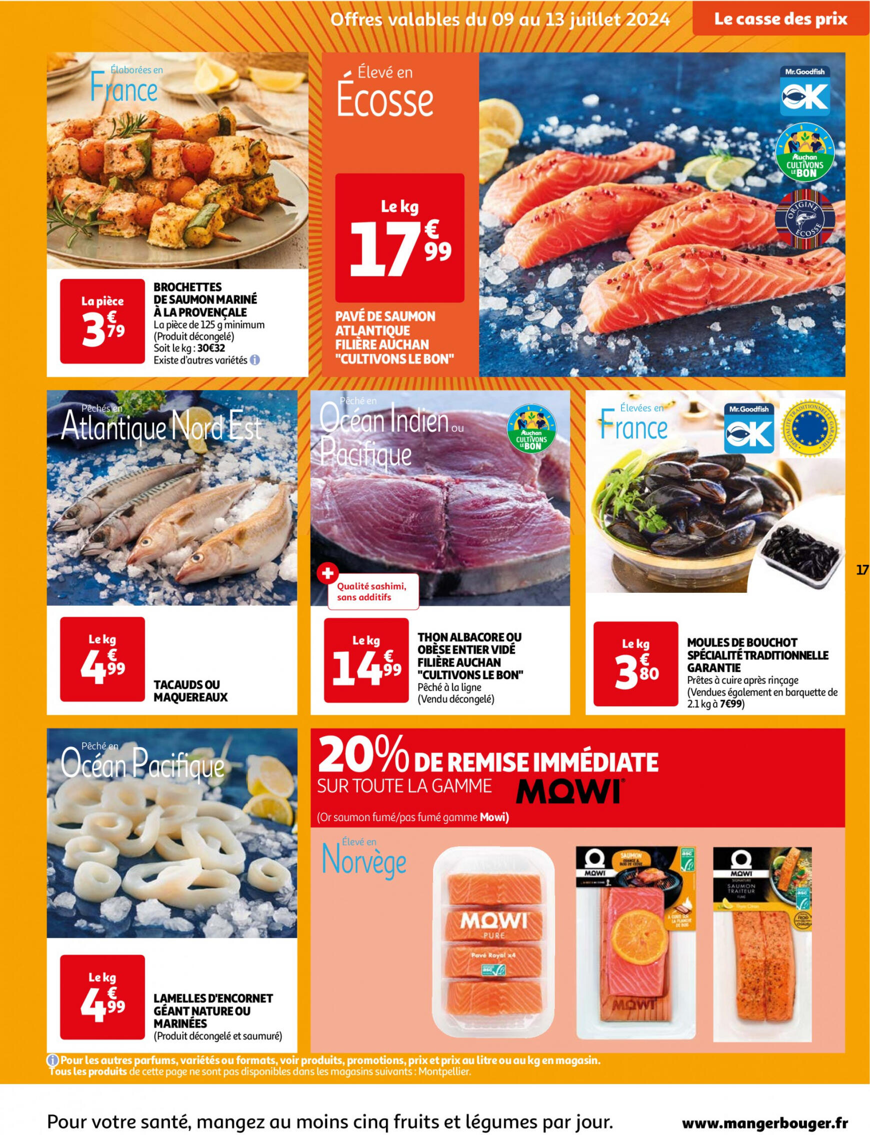 auchan - Prospectus Auchan - Le casse des prix, c'est maintenant ! actuel 09.07. - 15.07. - page: 17