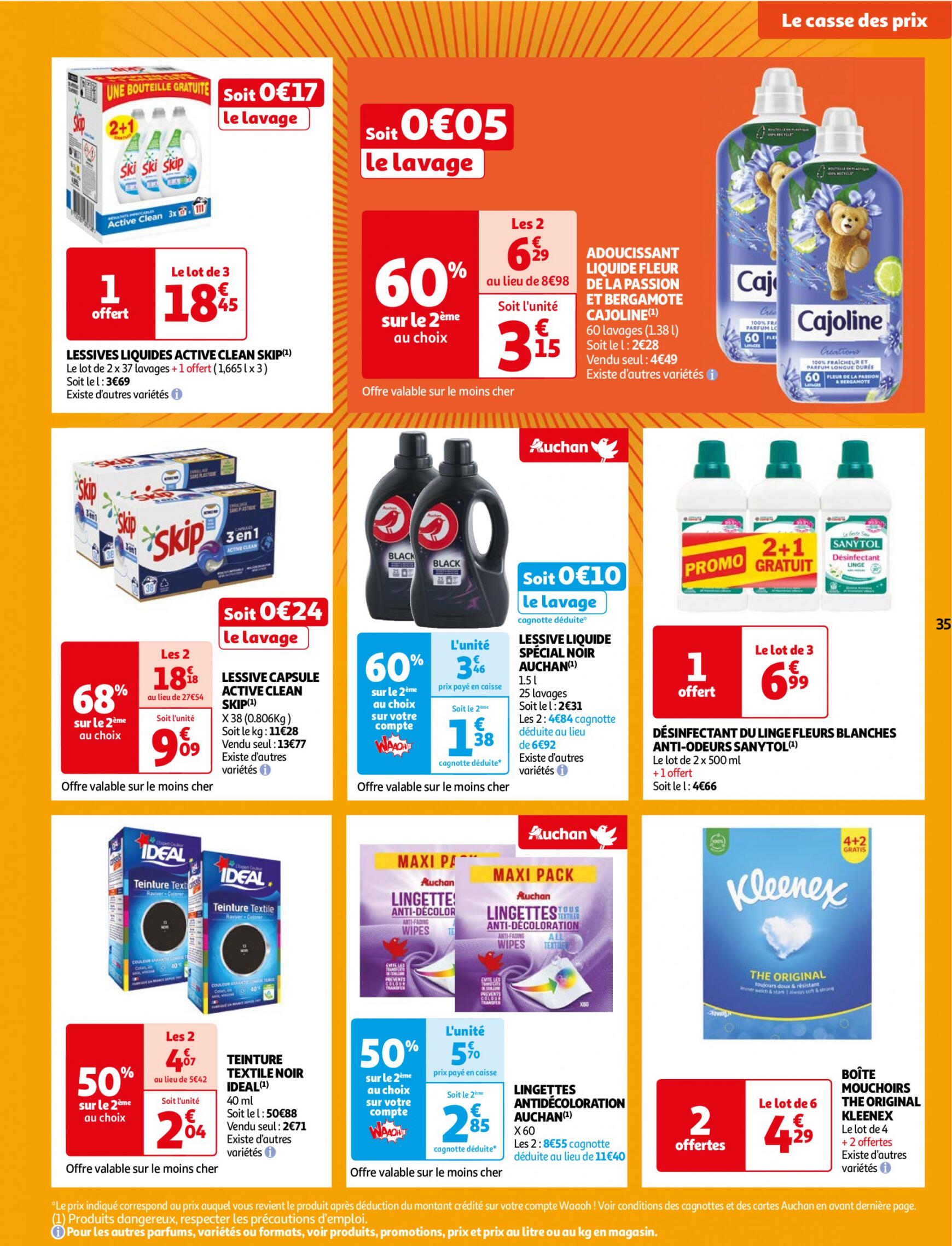 auchan - Prospectus Auchan - Le casse des prix, c'est maintenant ! actuel 09.07. - 15.07. - page: 35