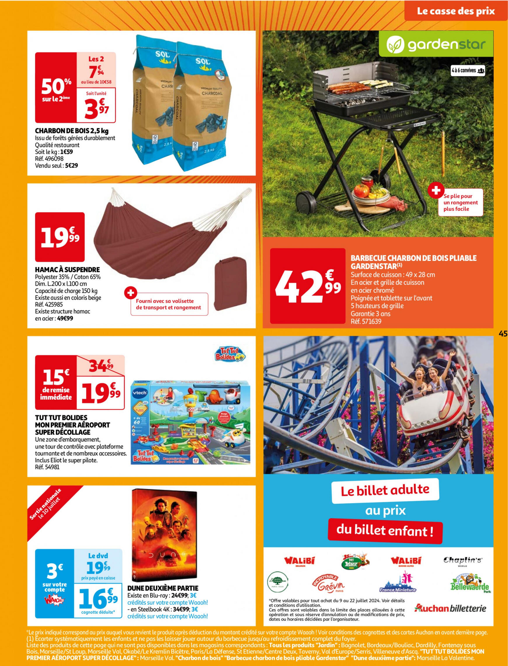 auchan - Prospectus Auchan - Le casse des prix, c'est maintenant ! actuel 09.07. - 15.07. - page: 45