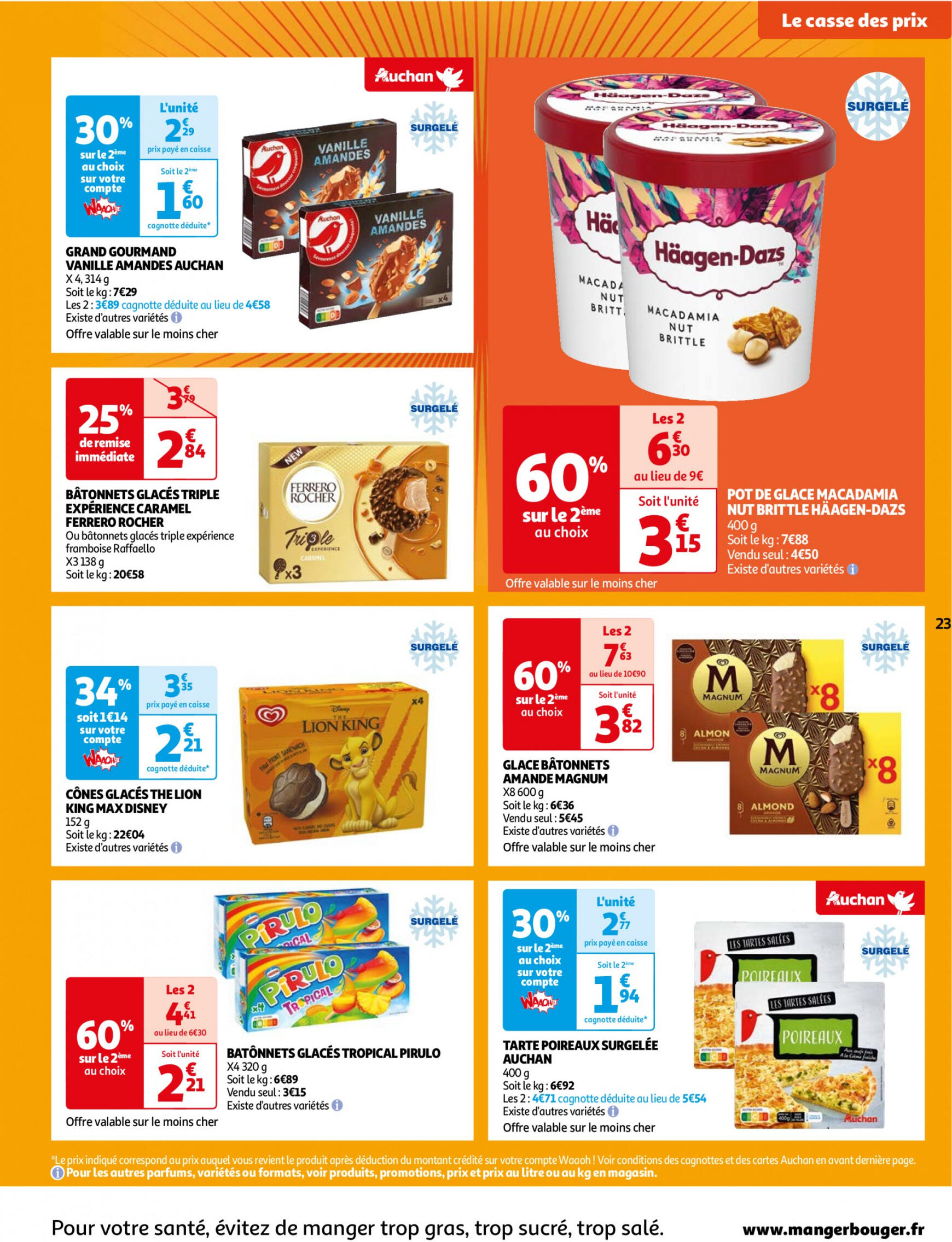 auchan - Prospectus Auchan - Le casse des prix, c'est maintenant ! actuel 09.07. - 15.07. - page: 23