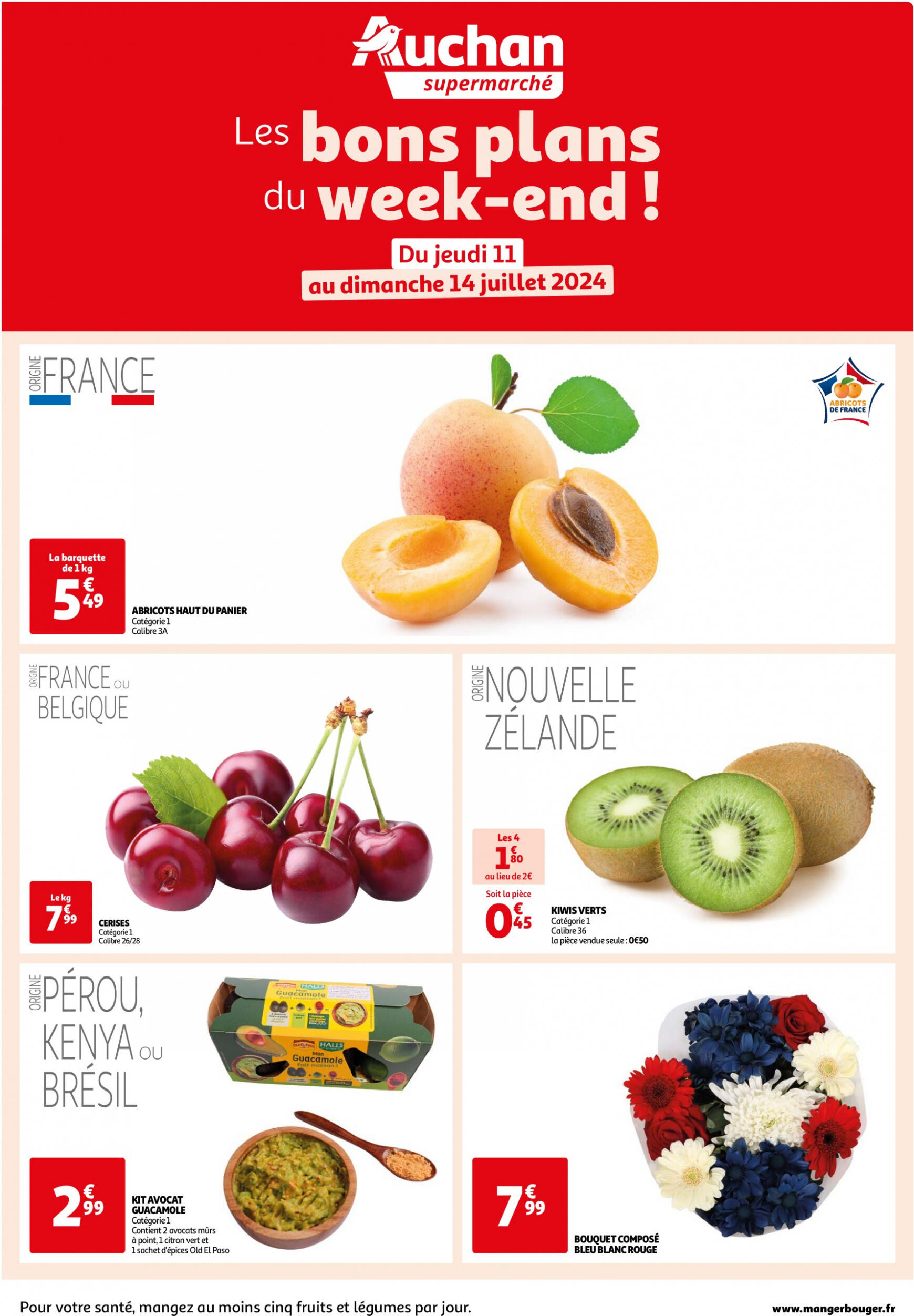 auchan - Prospectus Auchan supermarché - Les bons plans du week-end dans votre super ! actuel 11.07. - 14.07.