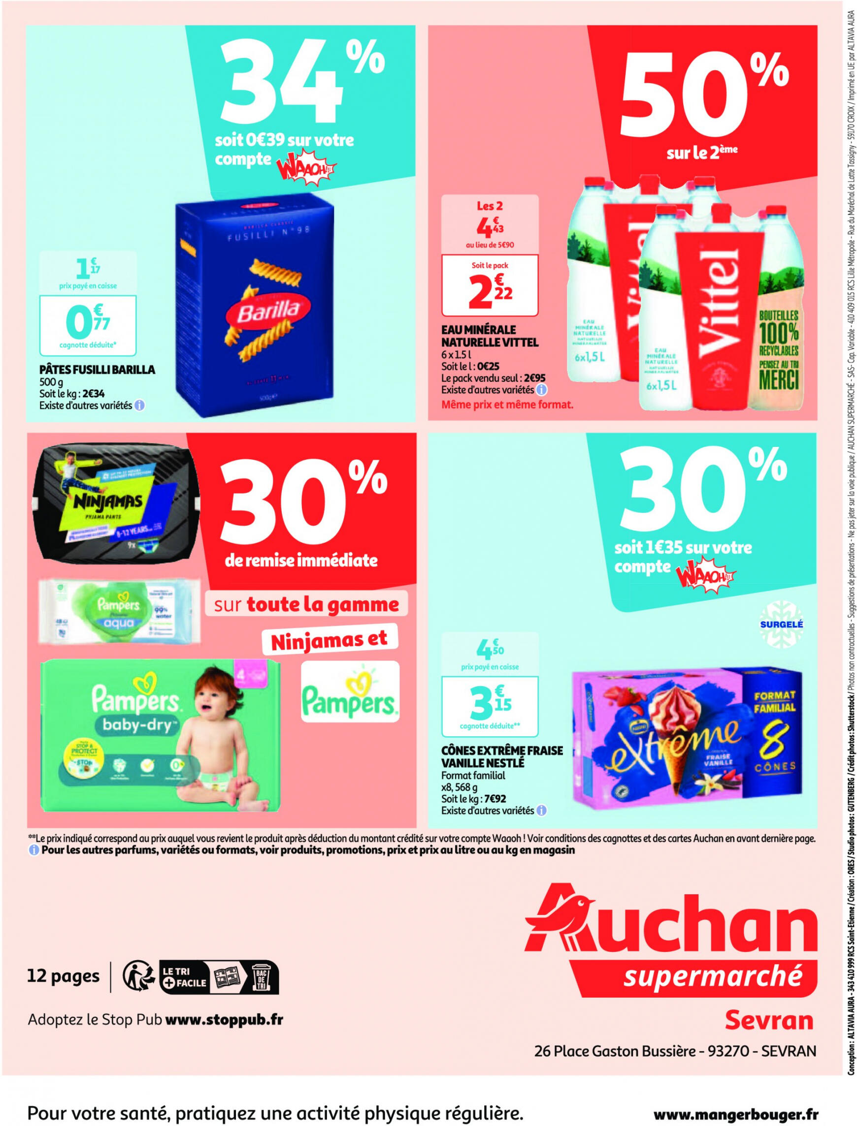 auchan - Prospectus Auchan Supermarché - Nouveau magasin Sevran actuel 16.07. - 21.07. - page: 12