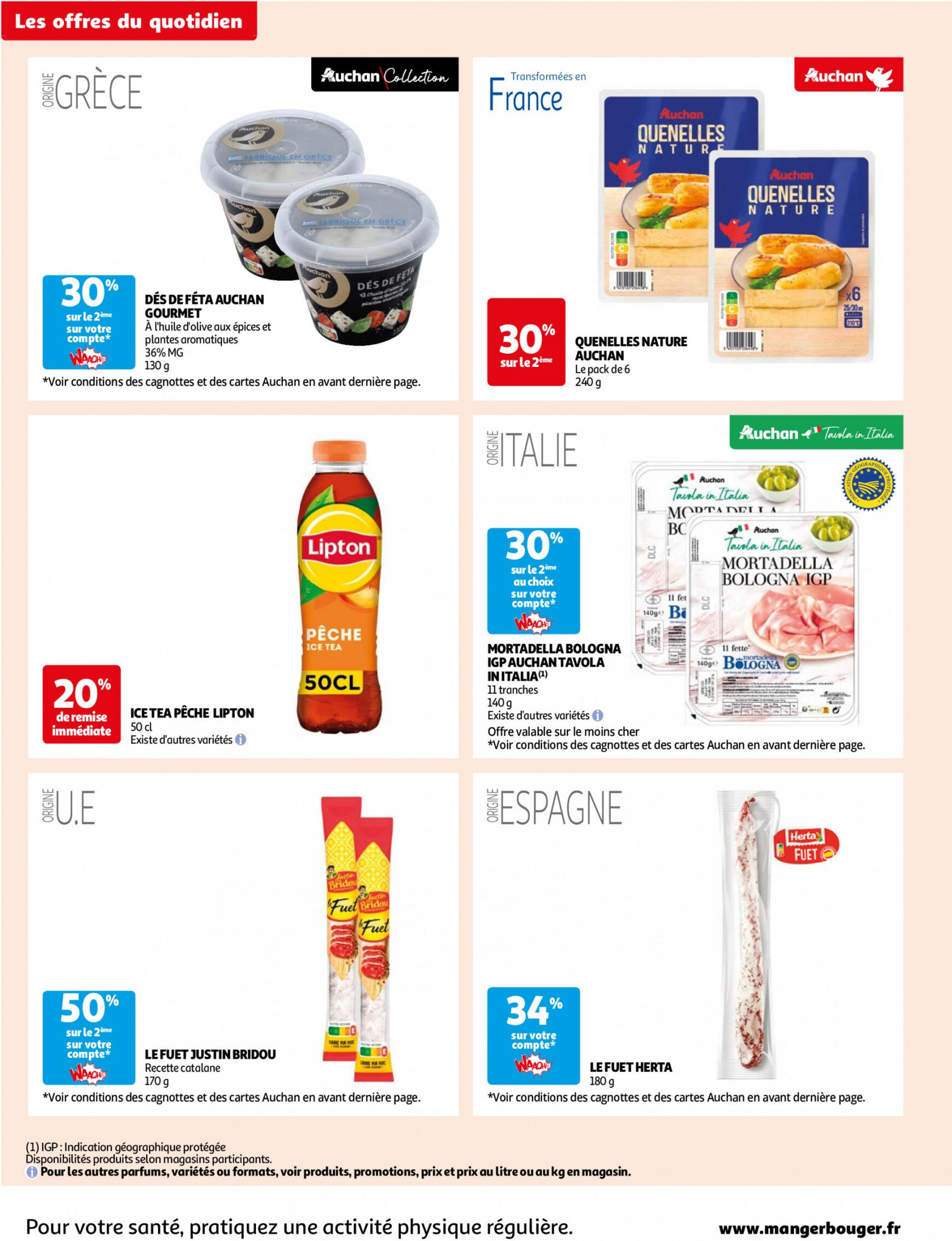 auchan - Prospectus Auchan - Des économies au quotidien actuel 16.07. - 29.07. - page: 4