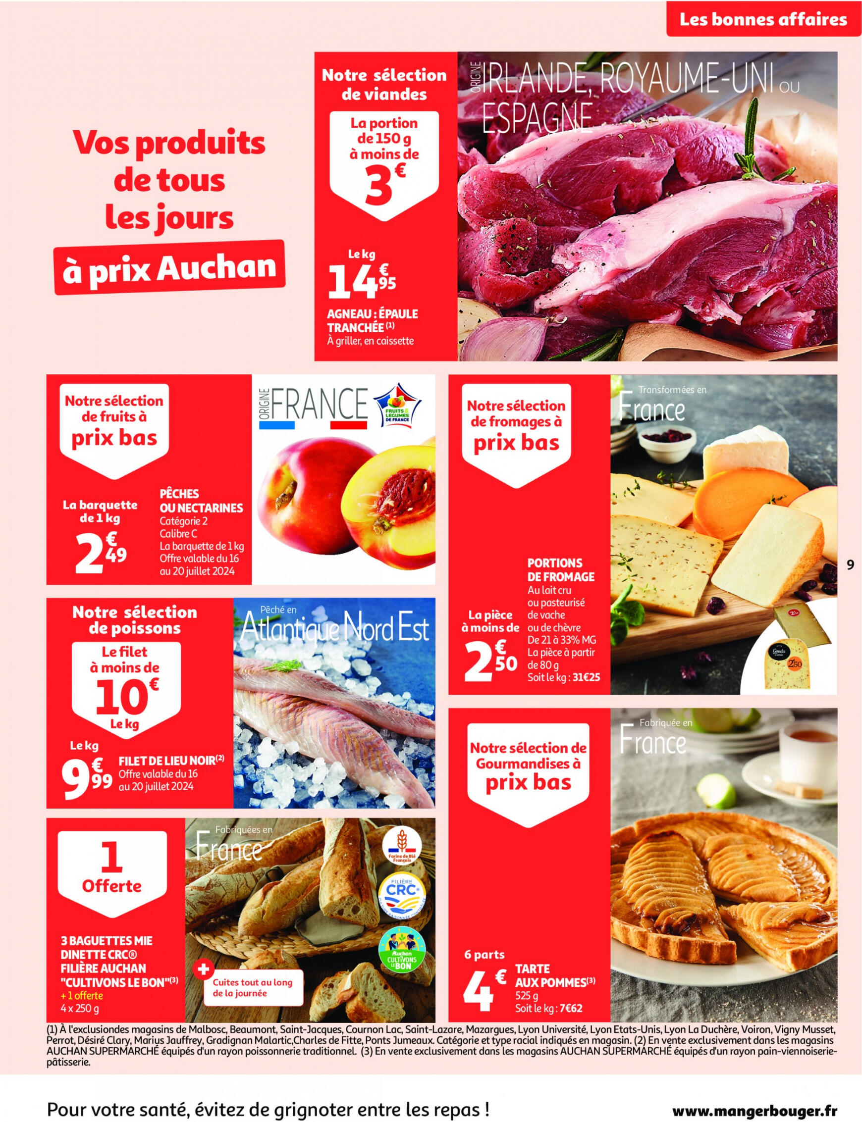 auchan - Prospectus Auchan Supermarché - Faites le plein de promos ! actuel 16.07. - 21.07. - page: 9