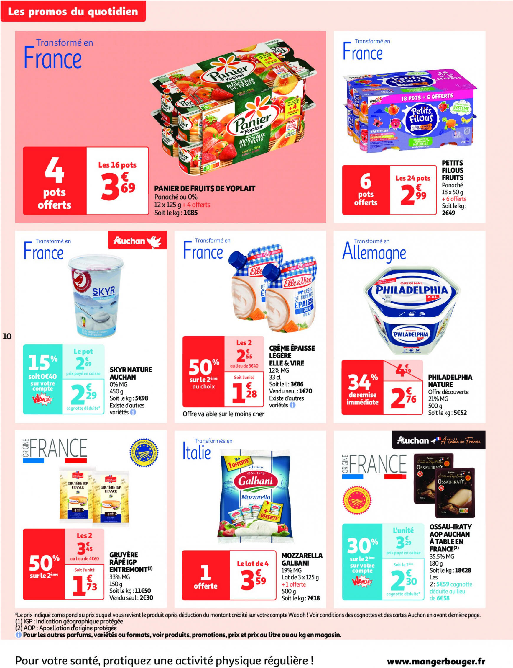 auchan - Prospectus Auchan Supermarché - Faites le plein de promos ! actuel 16.07. - 21.07. - page: 10