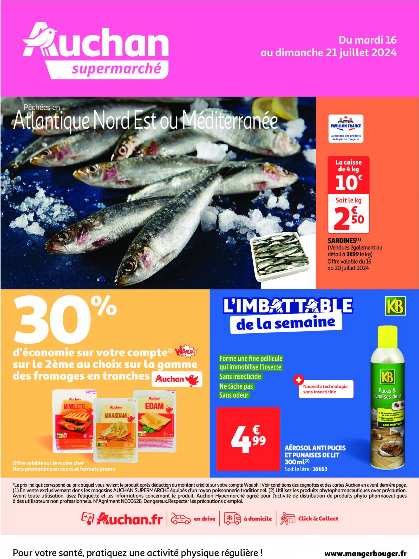 auchan - Prospectus Auchan Supermarché - Faites le plein de promos ! actuel 16.07. - 21.07.