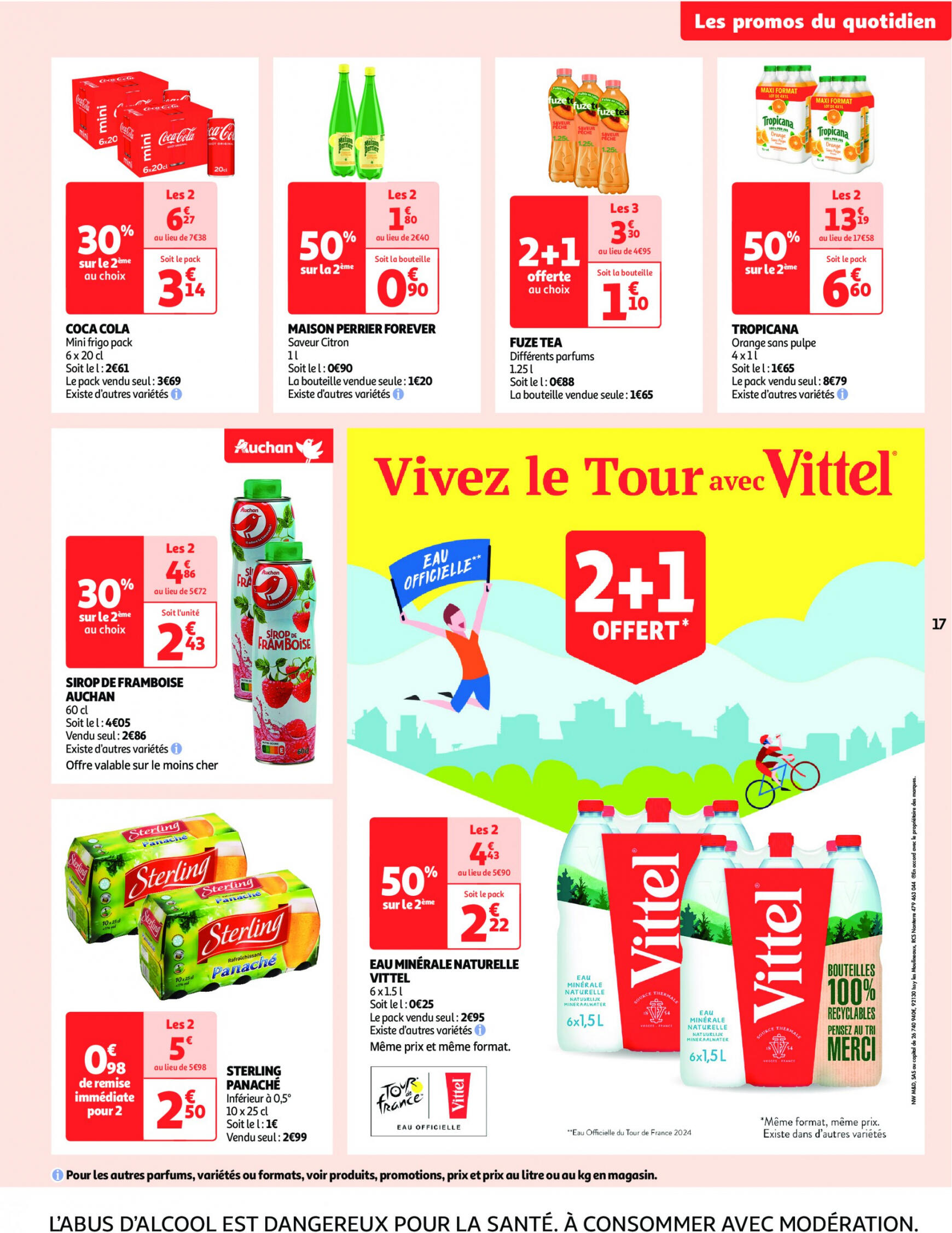 auchan - Prospectus Auchan Supermarché - Faites le plein de promos ! actuel 16.07. - 21.07. - page: 17