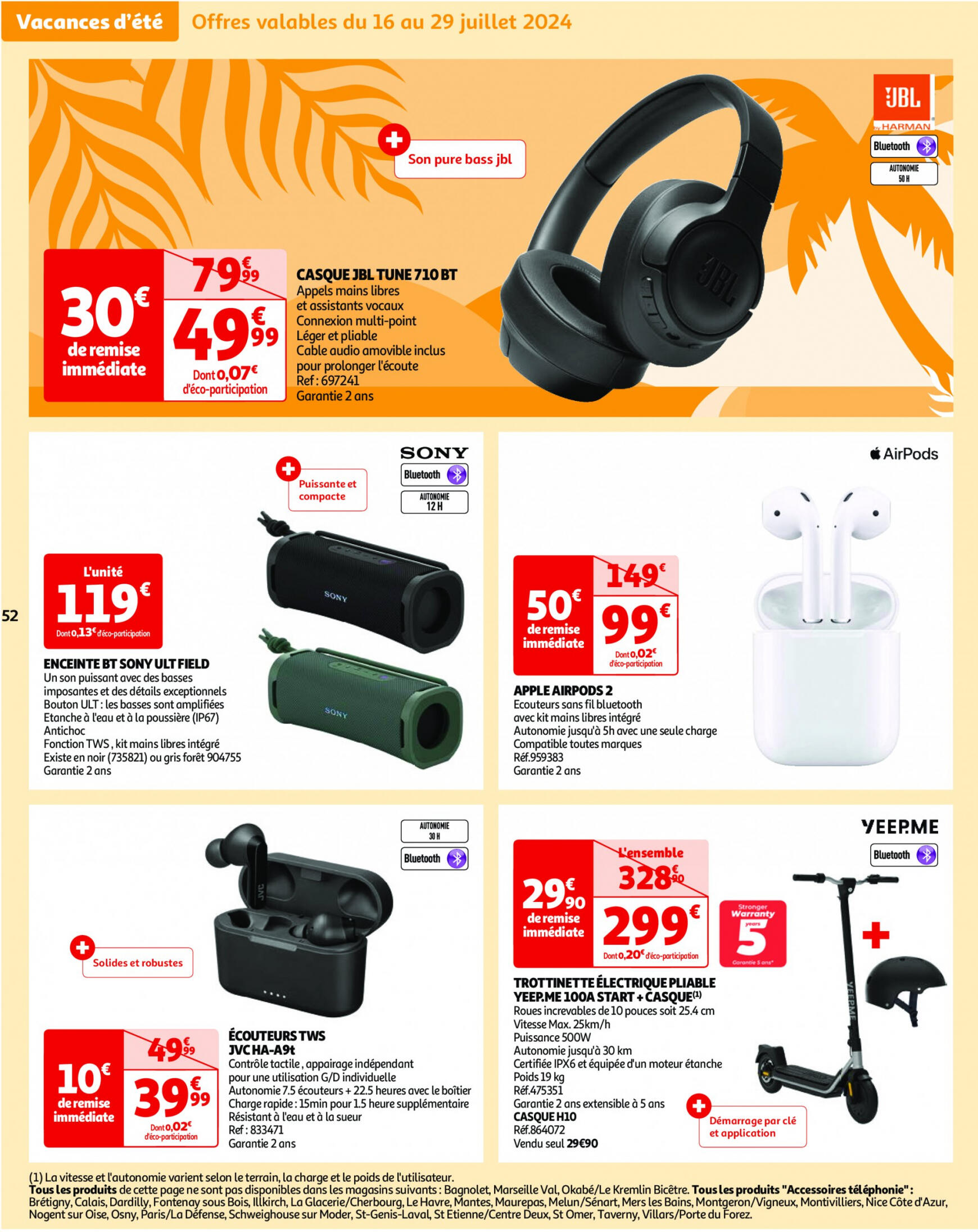 auchan - Prospectus Auchan actuel 16.07. - 22.07. - page: 52